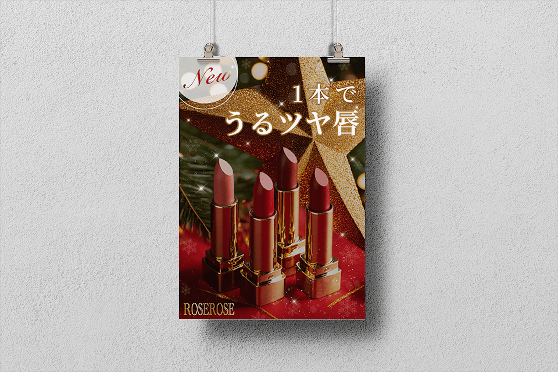 クリスマス化粧品ポスター-1