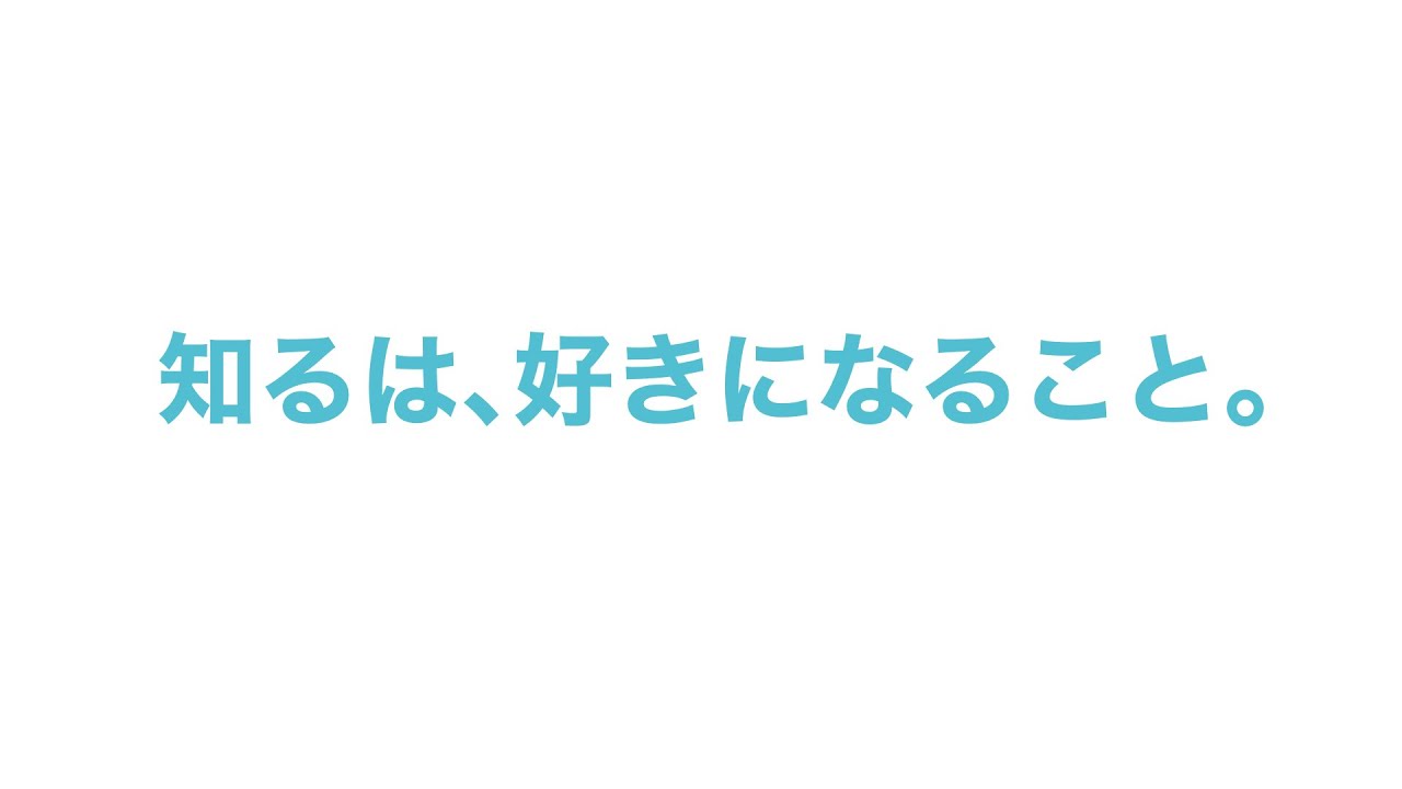 知るは、好きになること