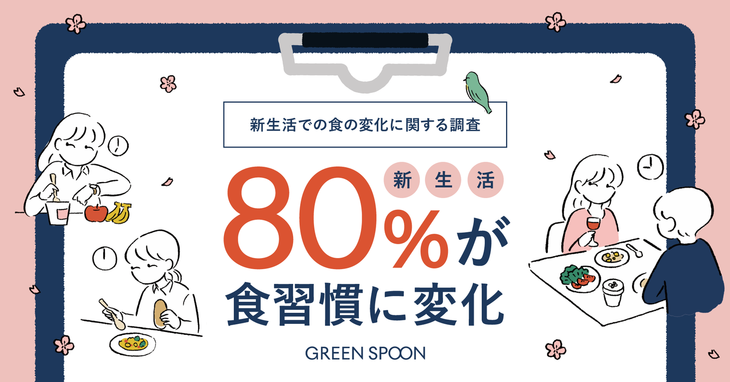GREEN SPOONが新生活疲れによる食習慣の変化を調査！求められるのは「簡単」と「栄養」