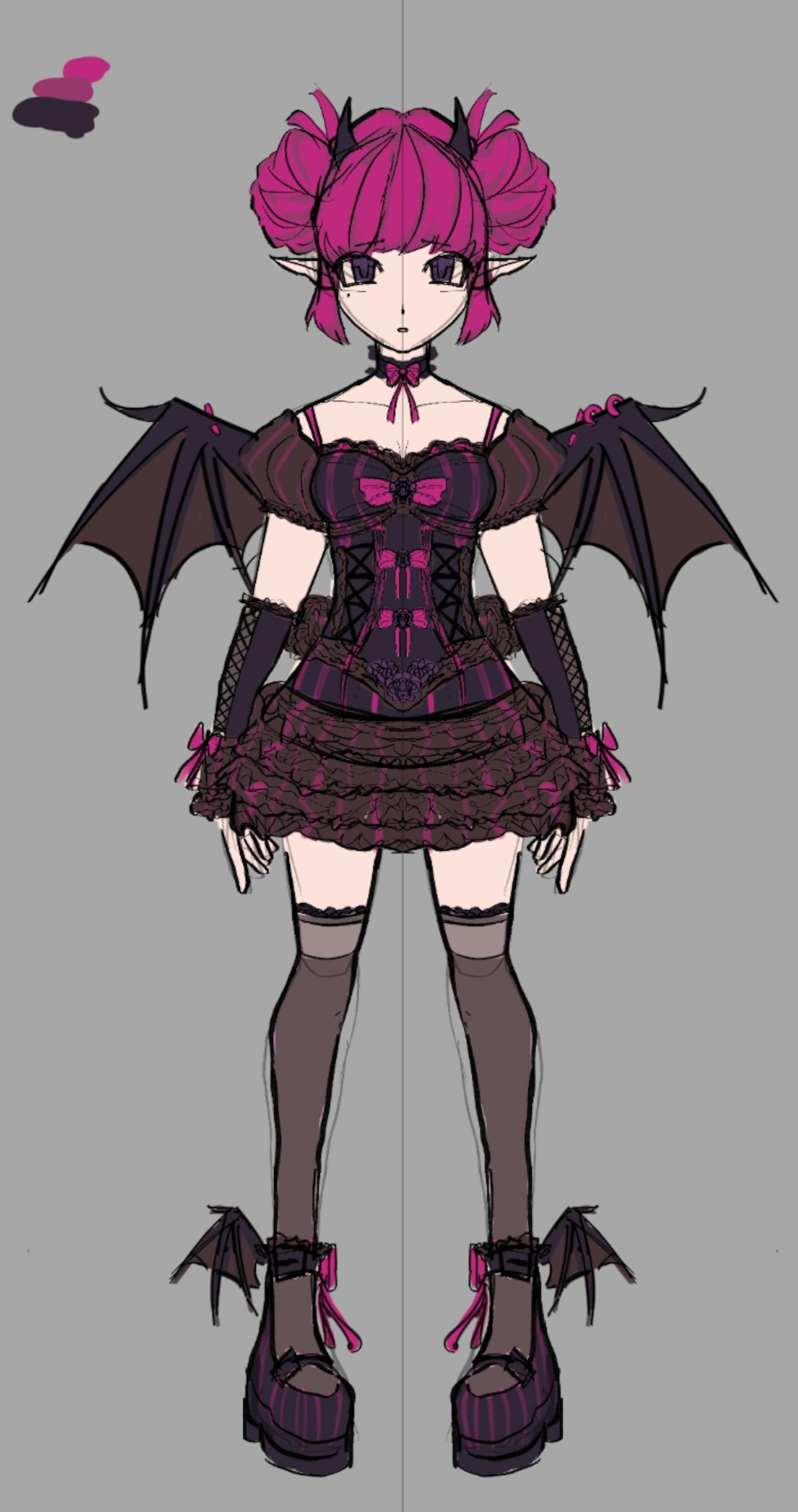 pink demon adopt(custom)