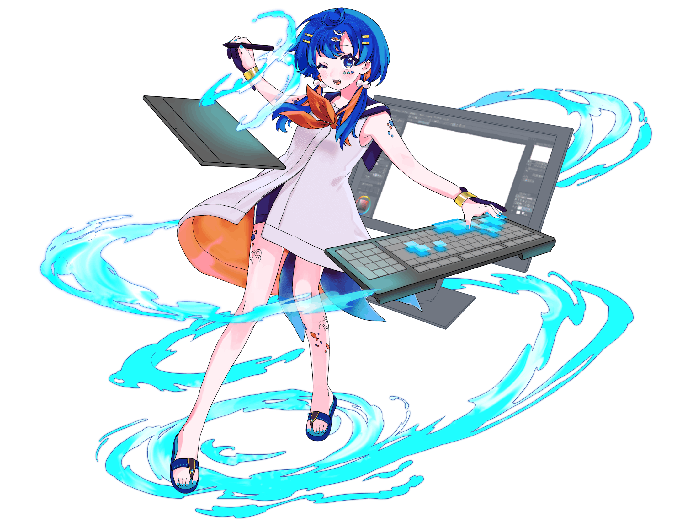 ソーシャルゲーム風ui自己紹介 イラスト ソーシャルゲーム風ui自己紹介 イラスト