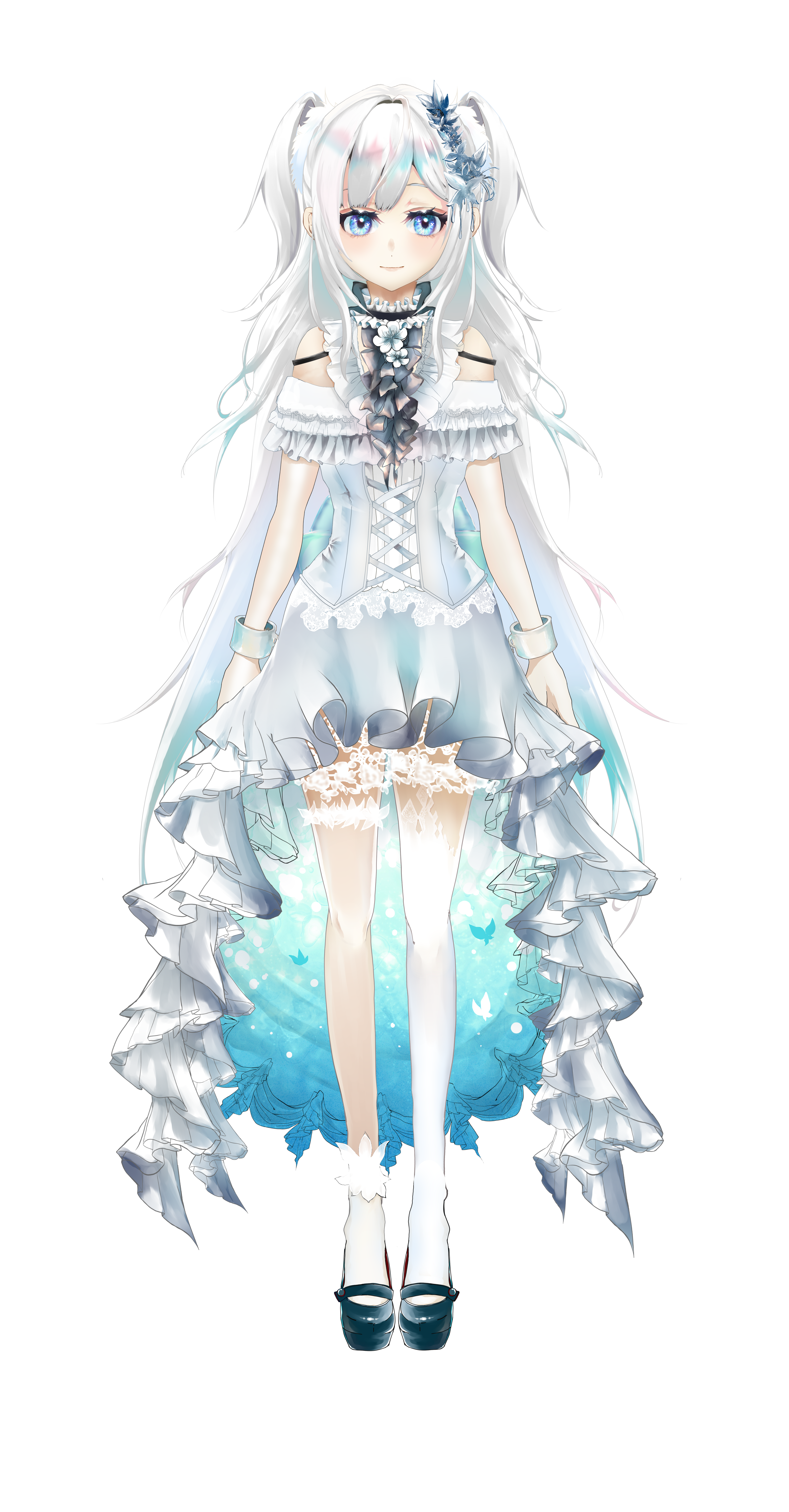 Live2d用パーツ分けイラスト白雪こぺる-1