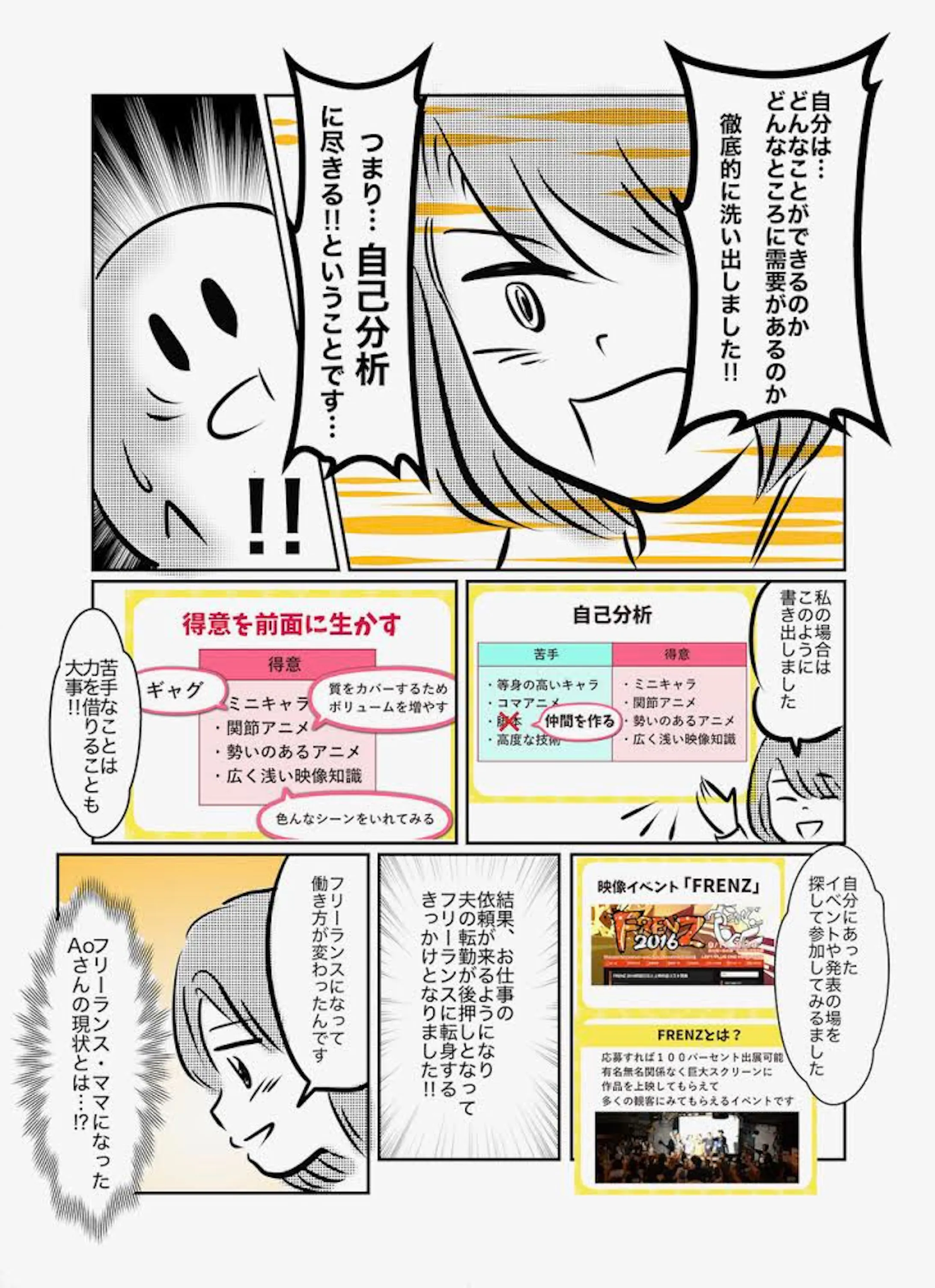 イベントレポマンガ クリエイター祭り様