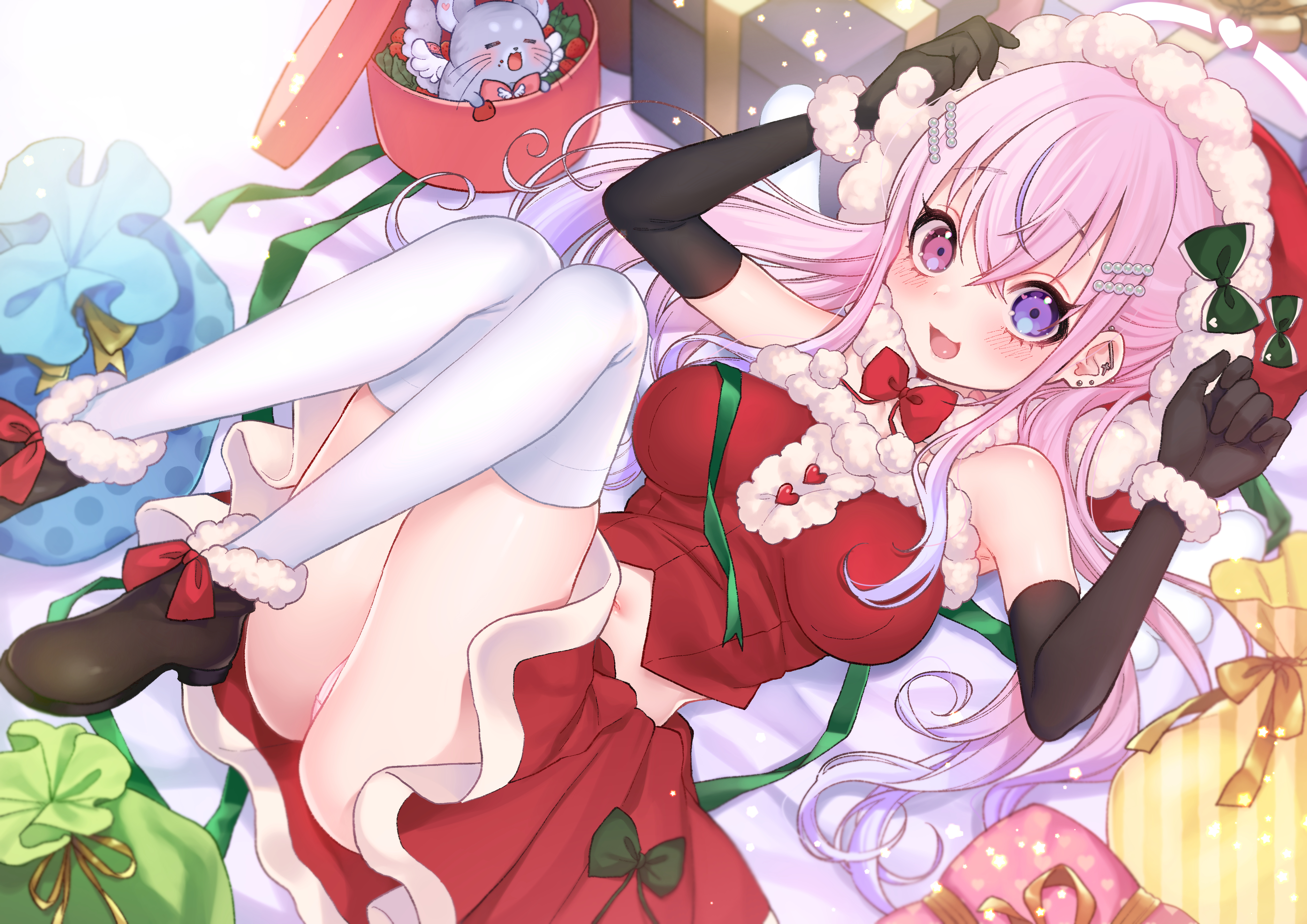 胡桃沢りりか様　クリスマスグッズイラスト-1