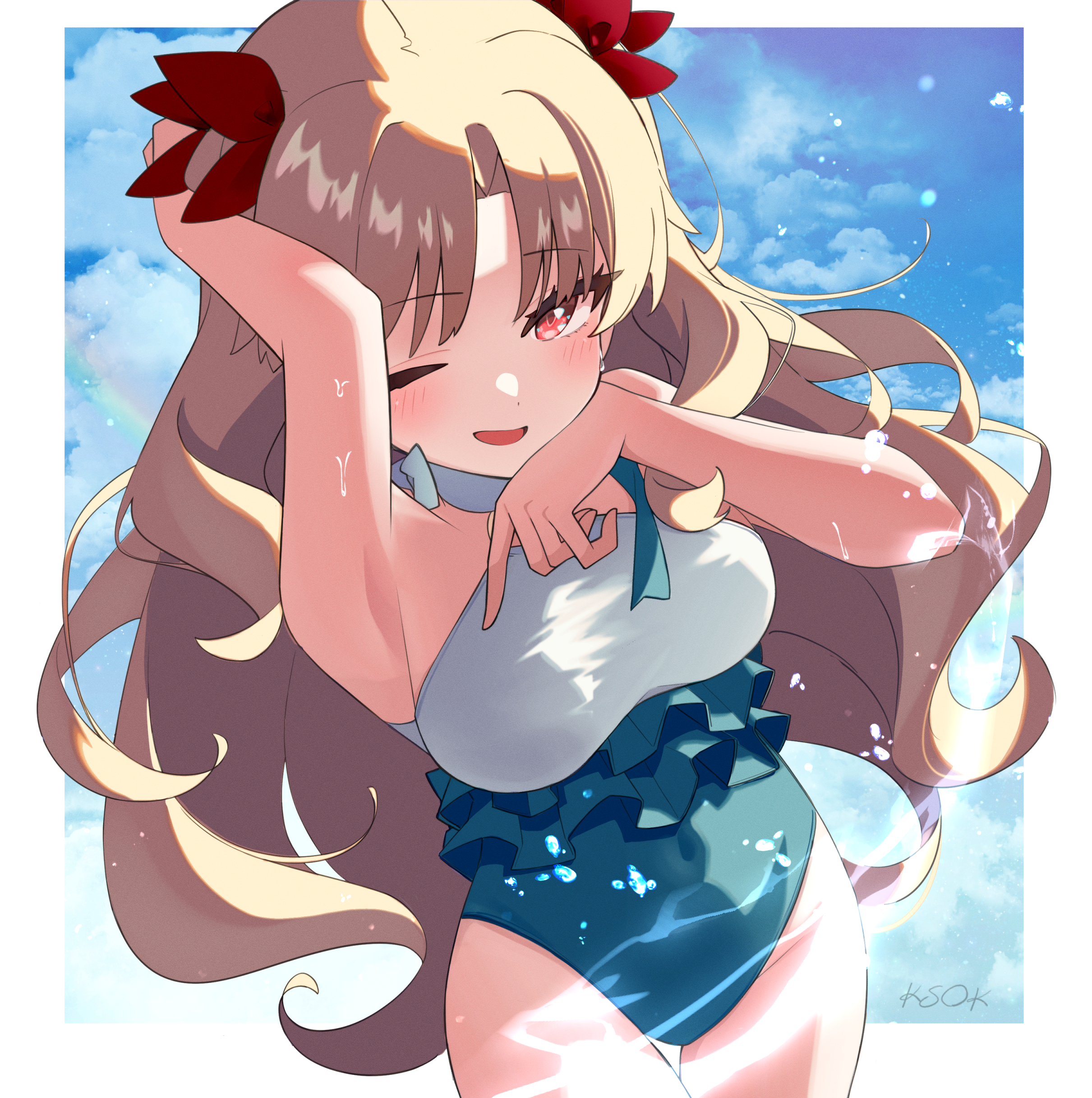 二次創作 FGO 水着エレシュキガル-1