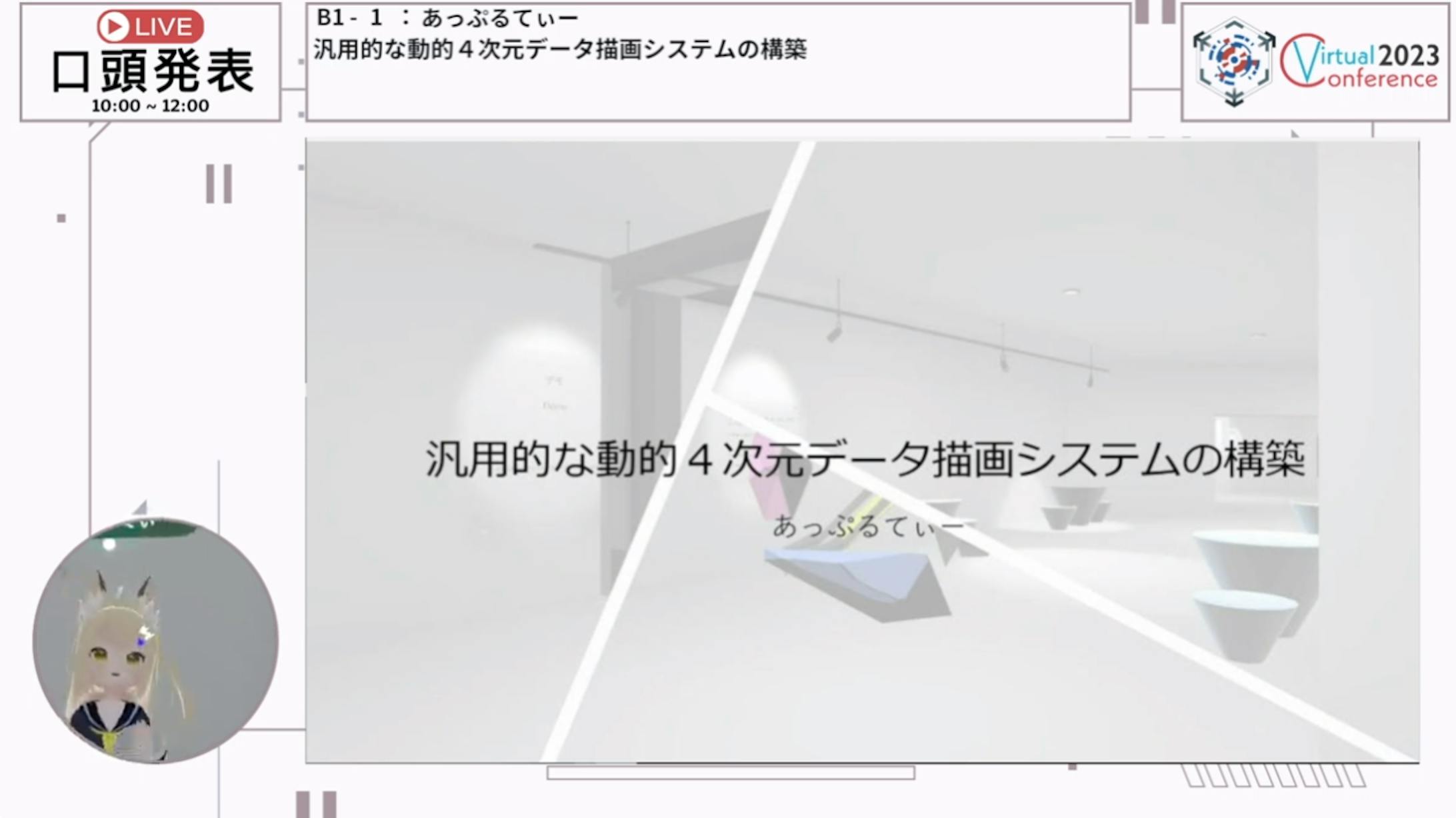 口頭発表の様子