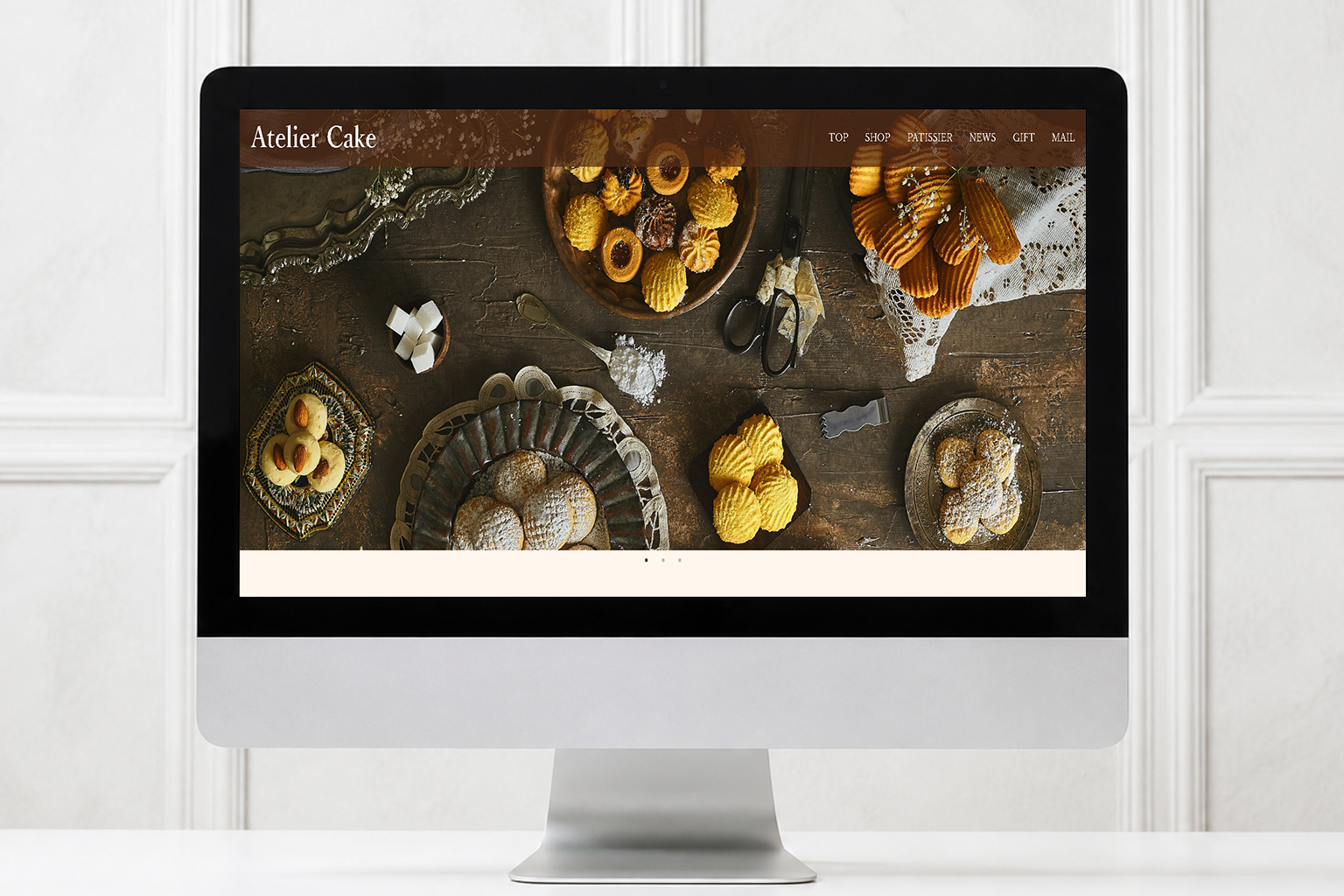 洋菓子店サイト制作-1