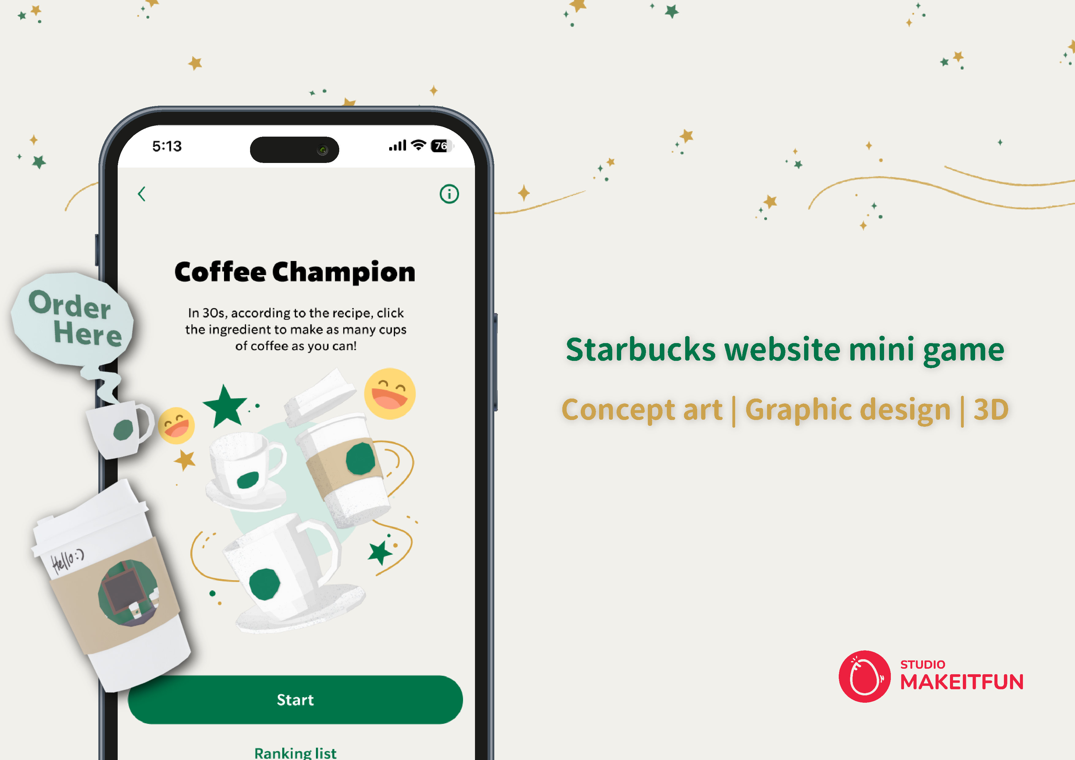 Starbucks Website Mini Game-1