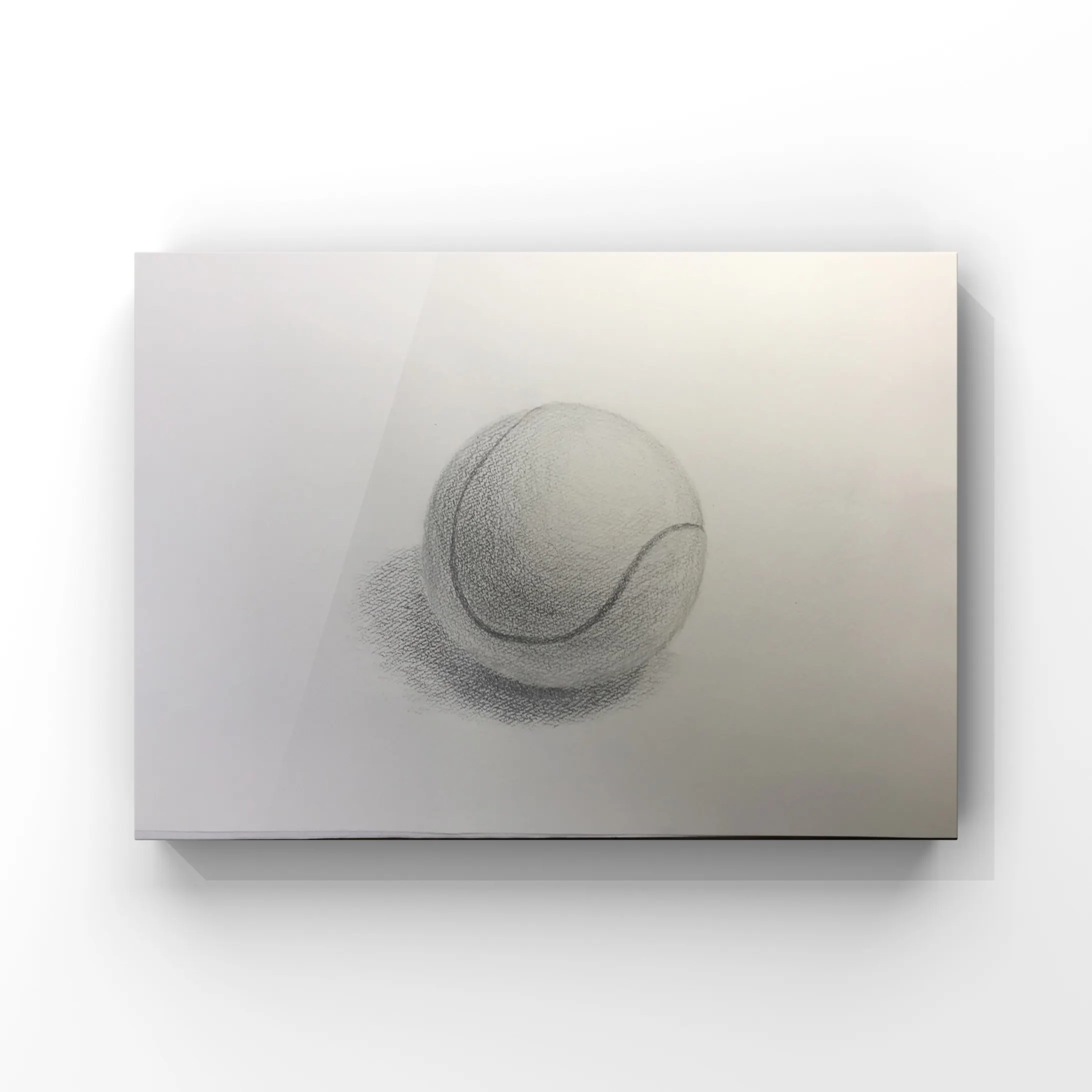 静物デッサン テニスボール