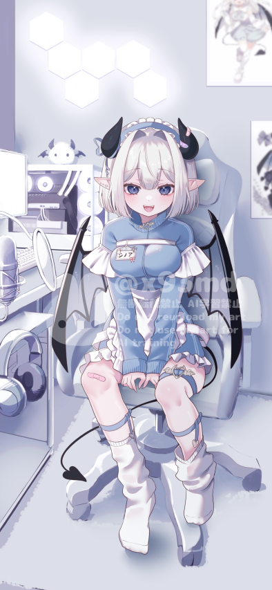 ご依頼　魔白シノア様　一枚絵イラスト-1