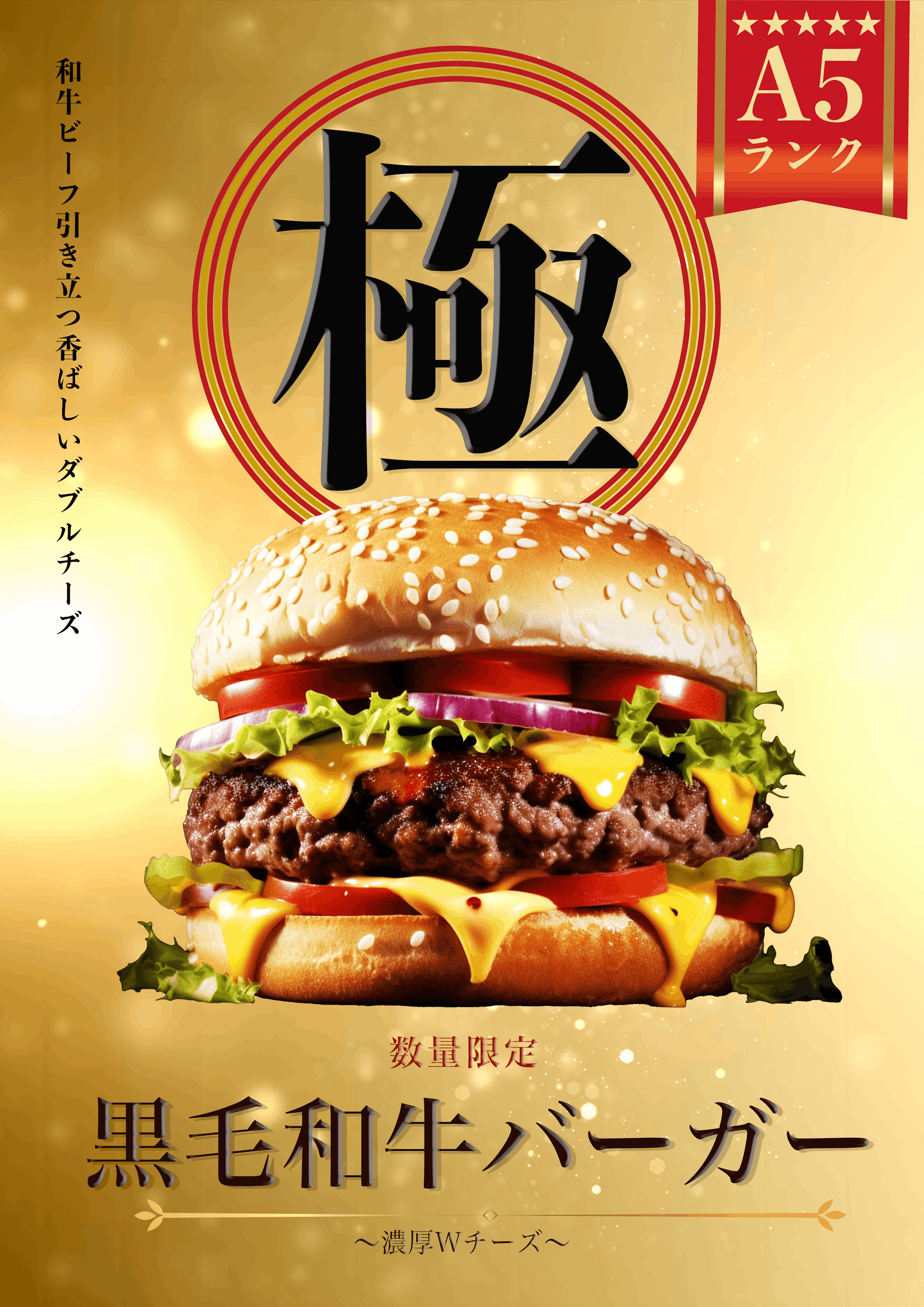 【ポスター】ハンバーガー-1