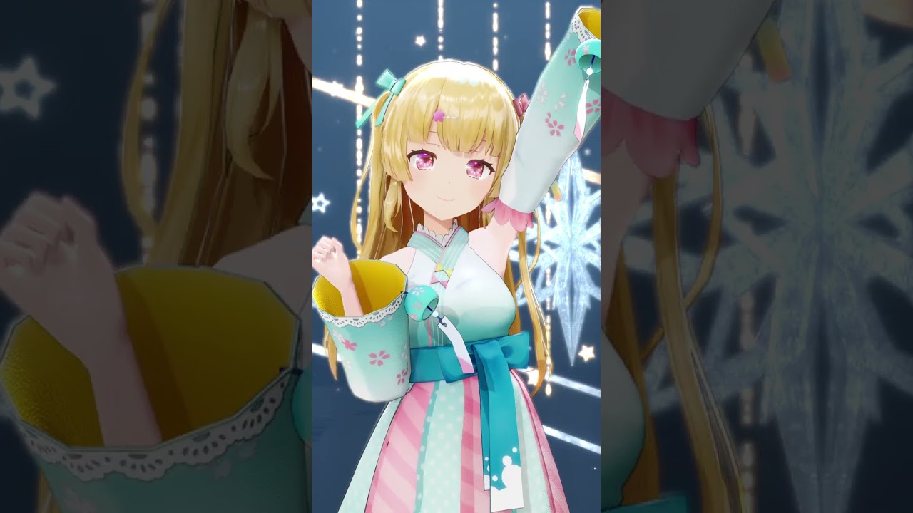 全身がキラキラ！✨ #メタモリボン #shorts #風花りん #mmd #個人勢vtuber
