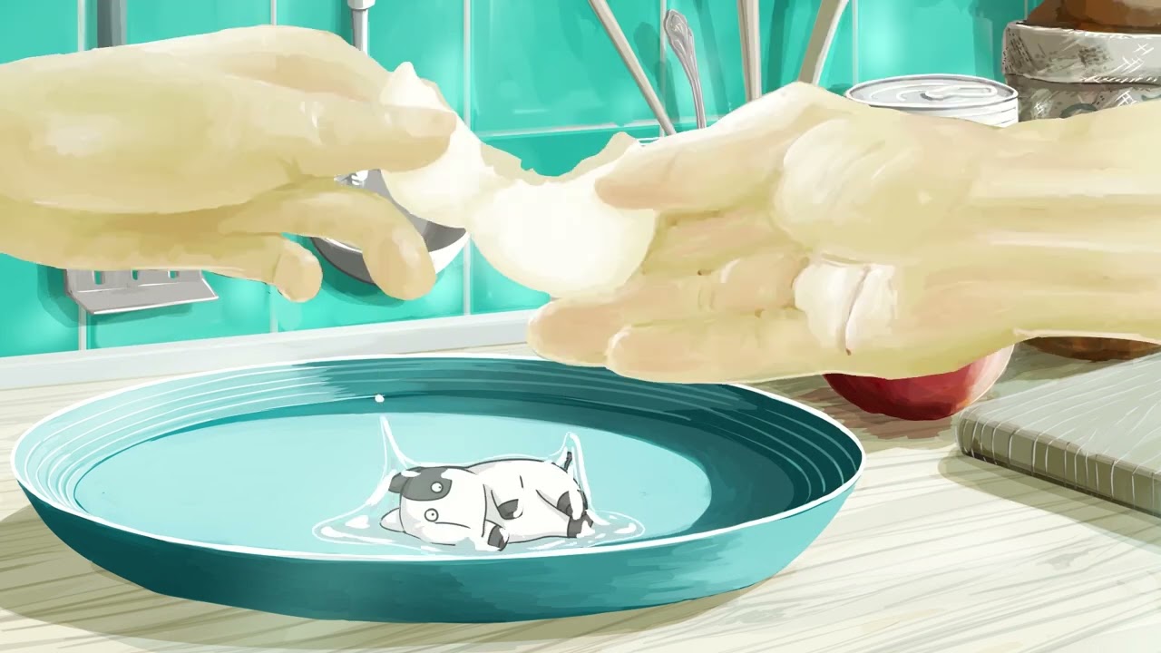 【アイキャッチアニメ】卵を割ると…