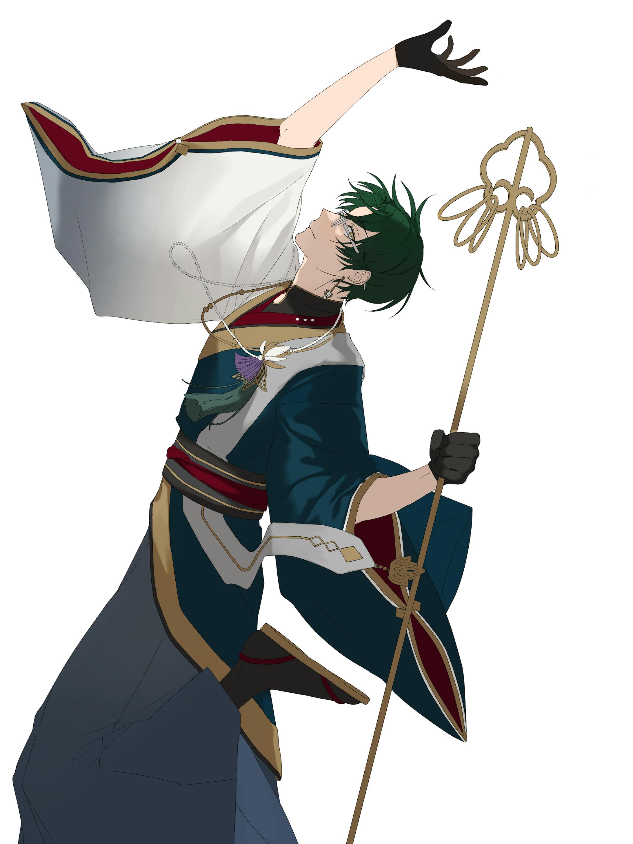大まかな光の向きの描き込み