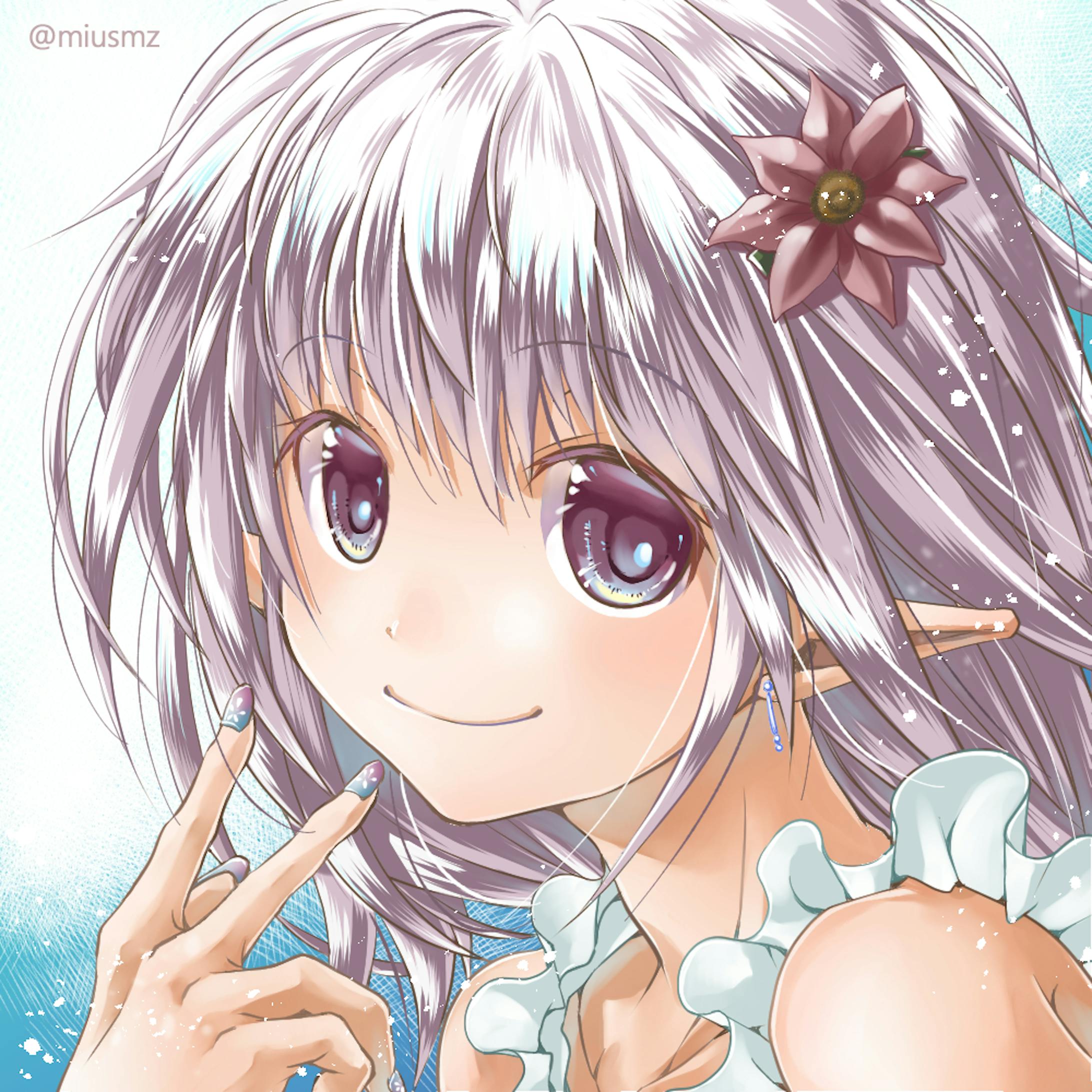 アイコン用イラスト女の子 アイコン用イラスト女の子