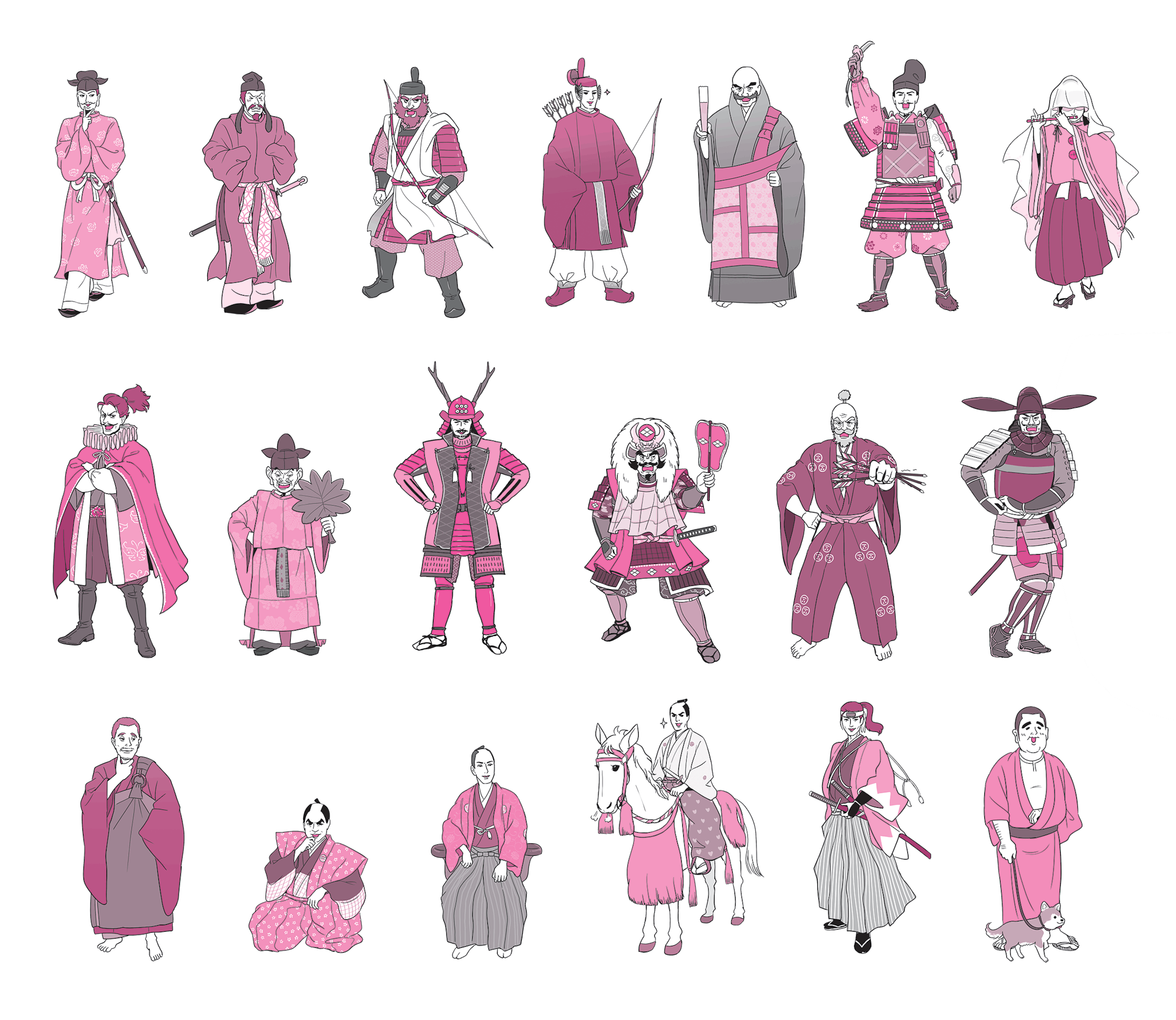 Dj日本史 ざんねんな日本史偉人伝 日本史人物イラスト