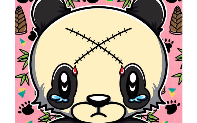 "Crying Panda"(scar ver.)