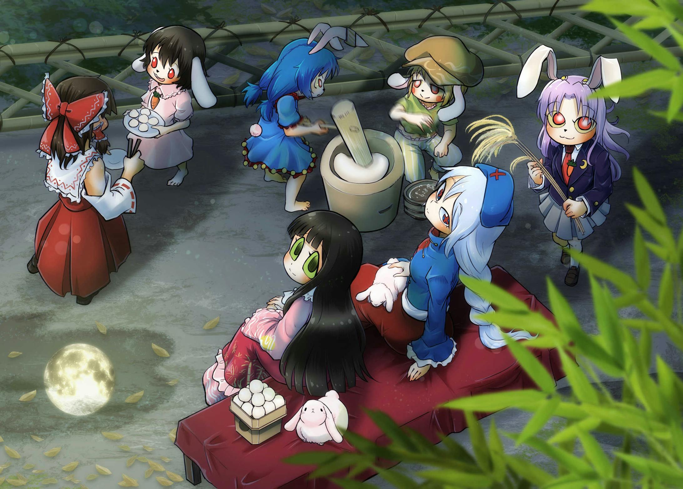 東方project 年カレンダー使用イラスト 東方project 年カレンダー使用イラスト
