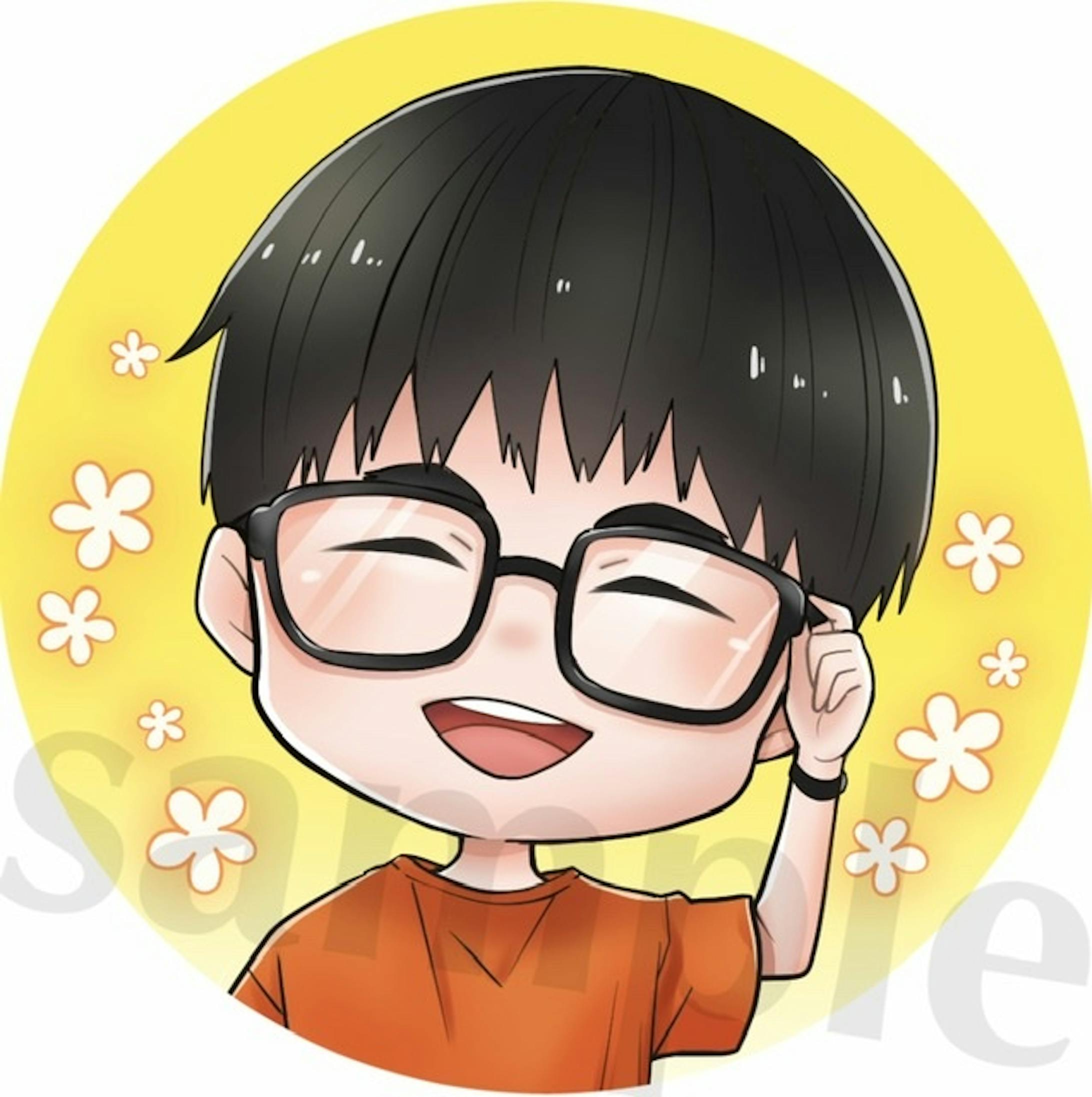 似顔絵 デフォルメ化 似顔絵 デフォルメ化