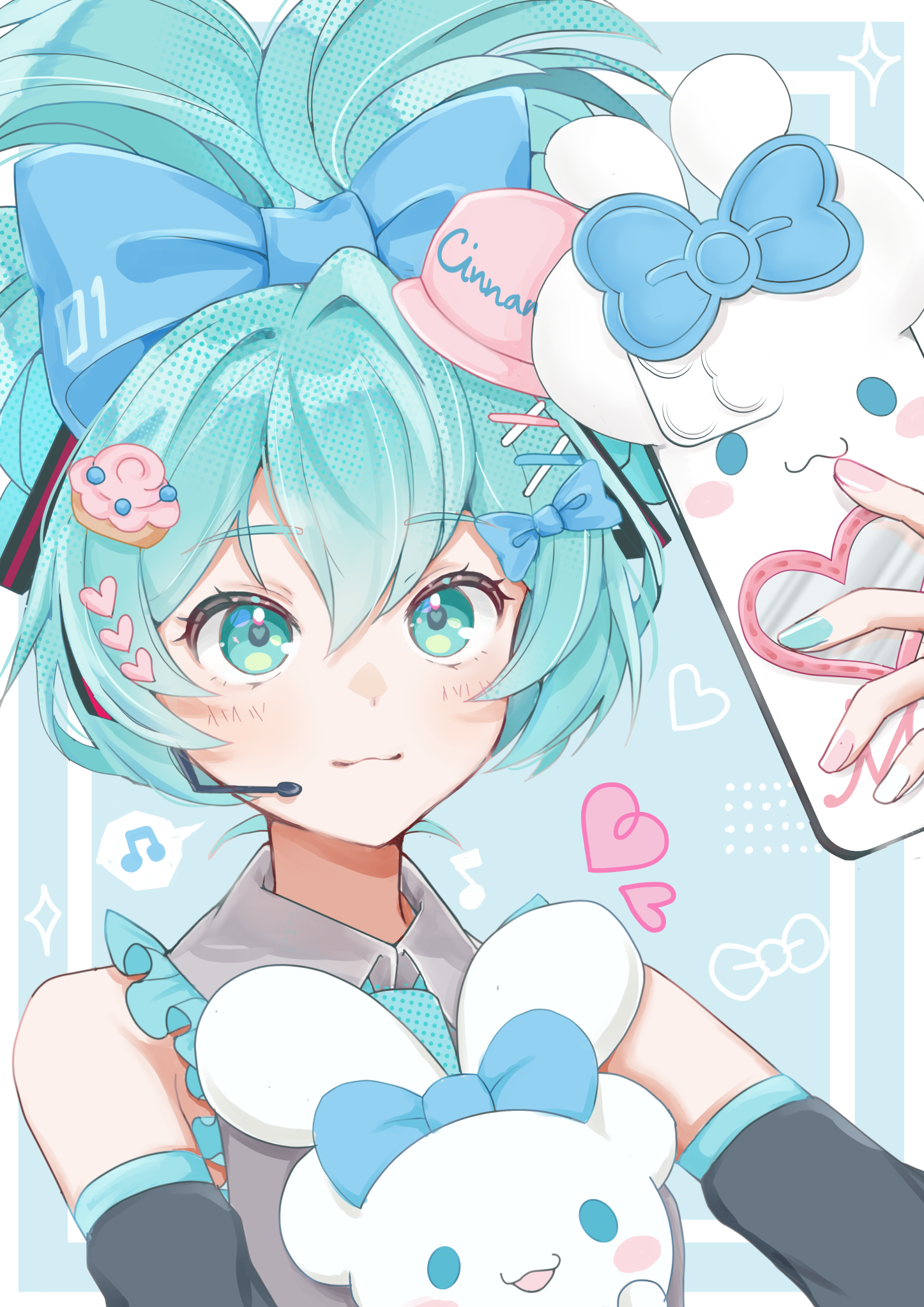 シナモンミクファンアート