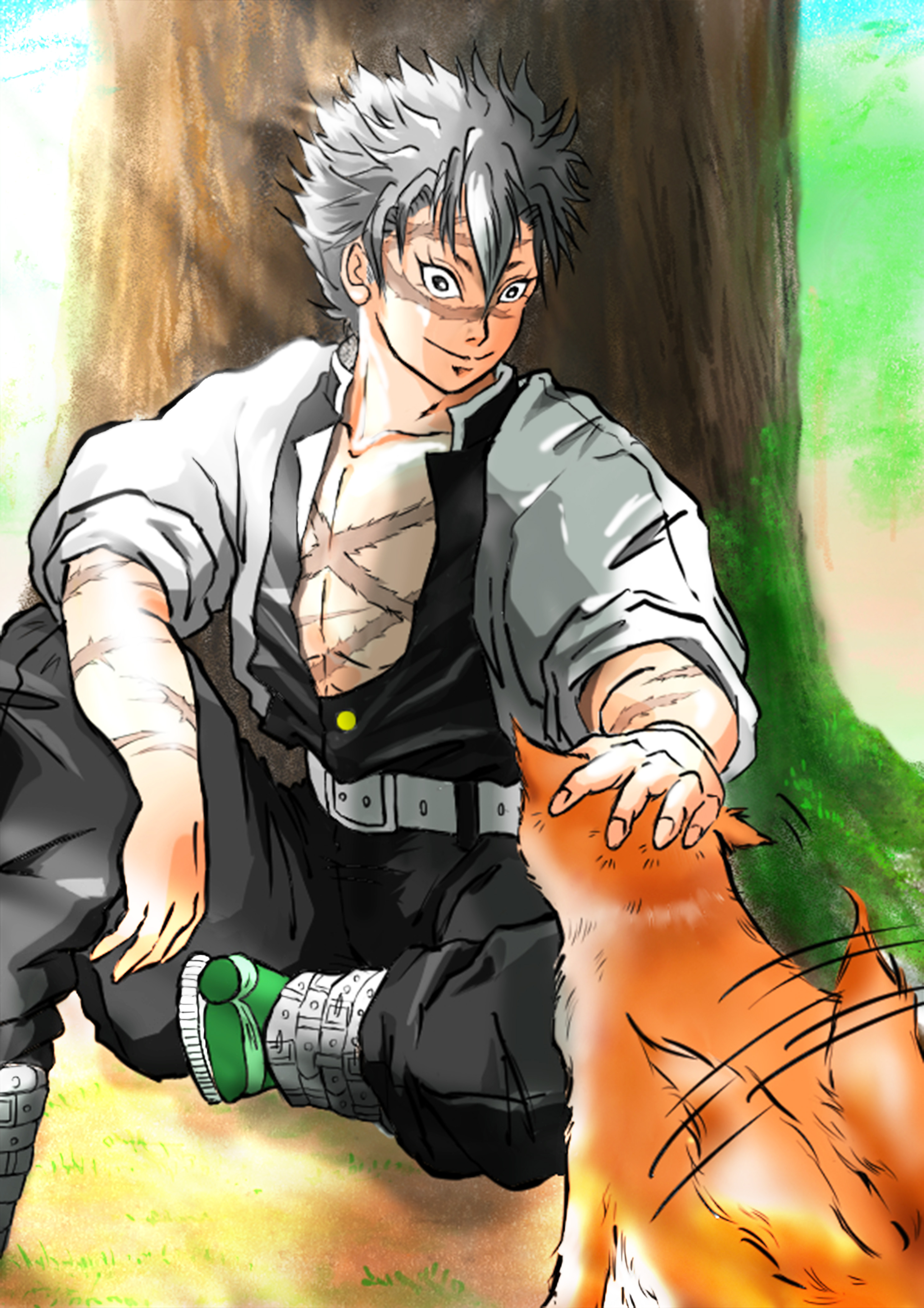 不死川実弥原作】さかな様 鬼滅の刃 不死川実弥 原作