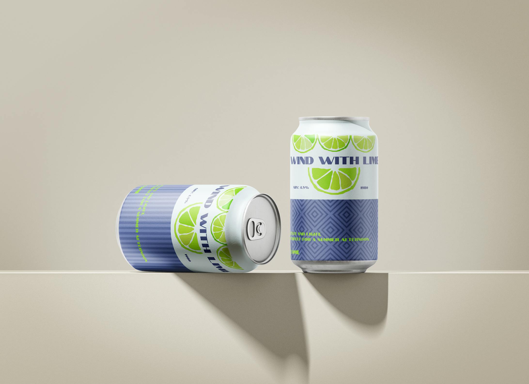 クラフトビール｜モックアップ｜ライム4種類-1