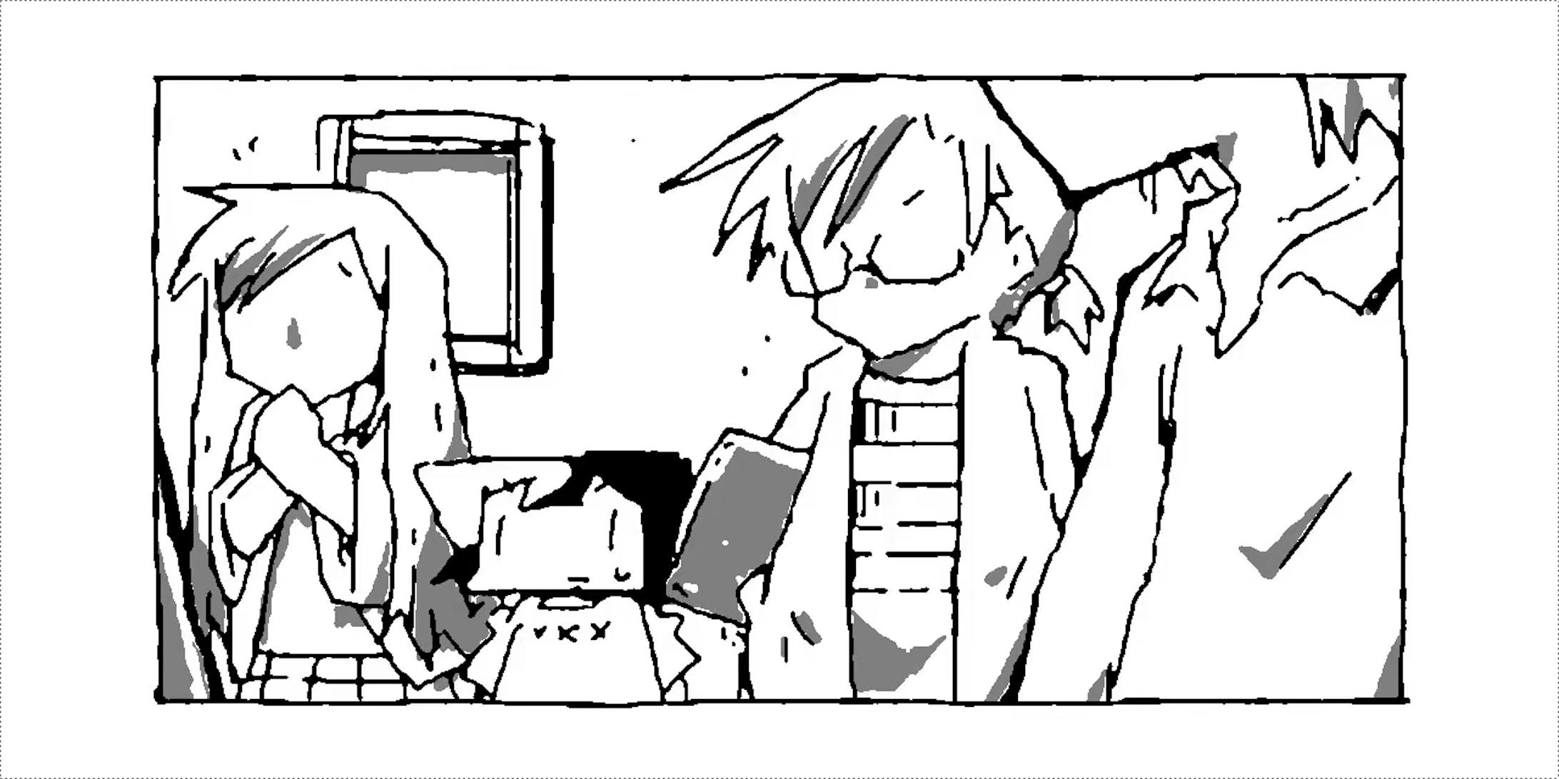 大学生役の助手くん。 大学生役の助手くん。