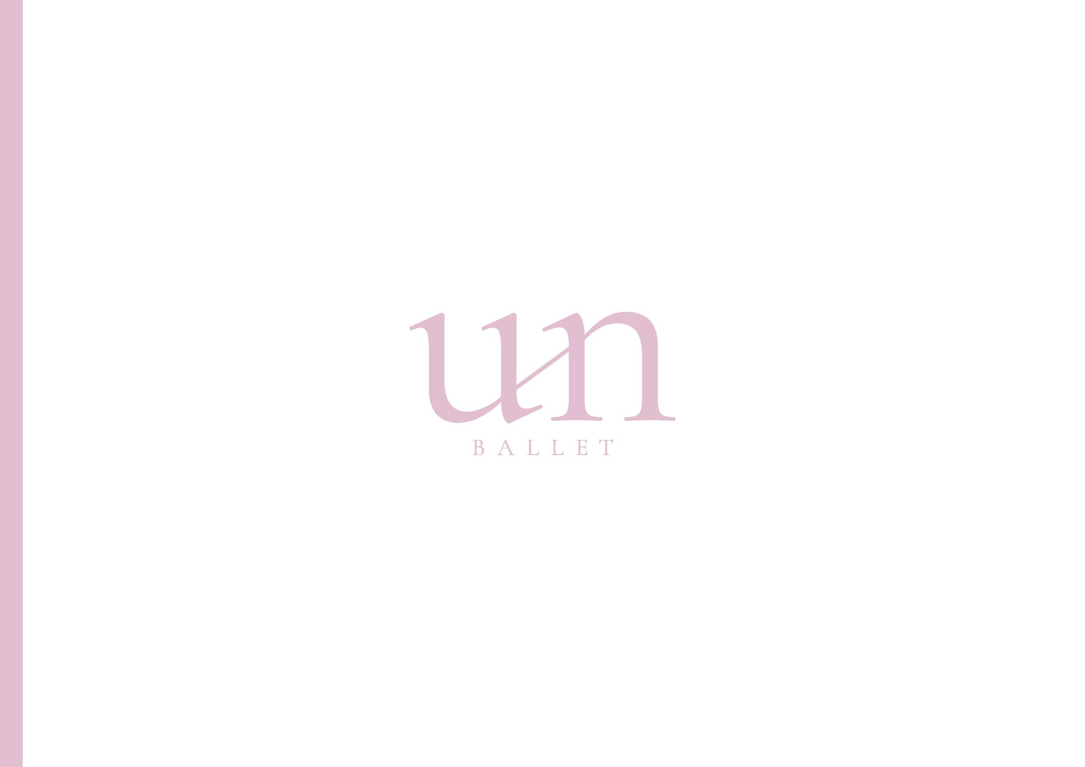 （自主制作）ロゴデザイン『ballet studio UN』-1