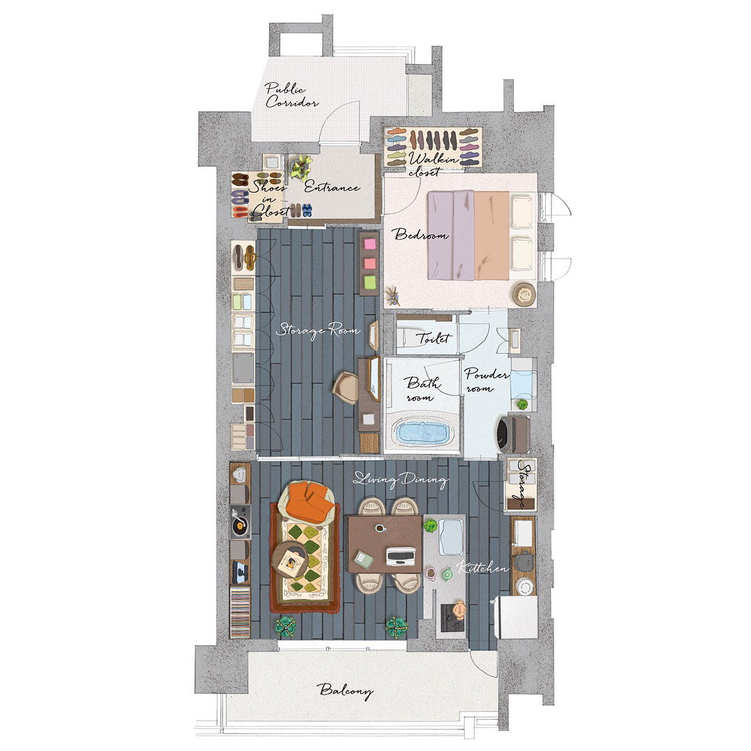 マンション_間取り図