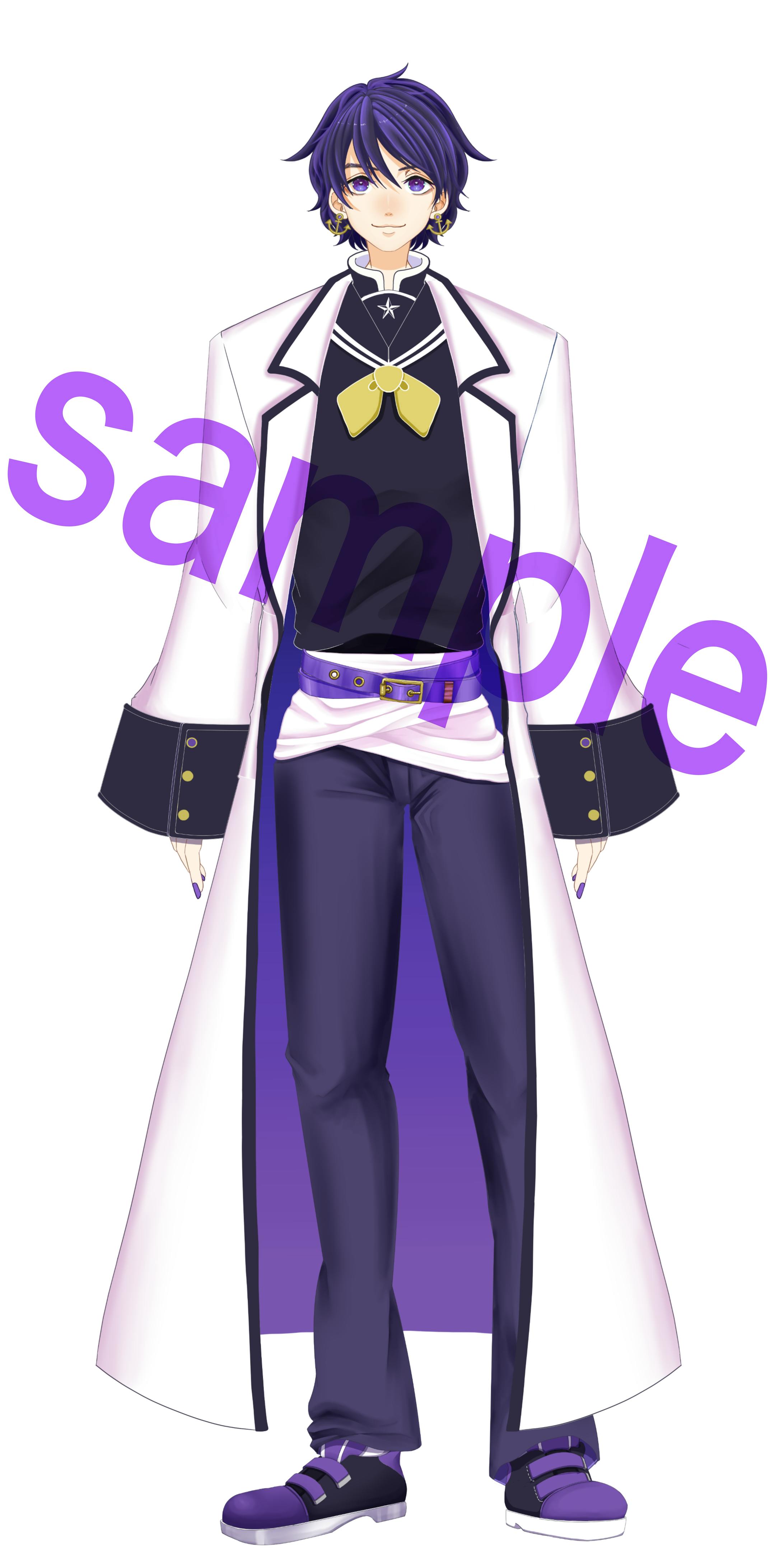 No.05（Live2d用 男性キャラクター02）-1