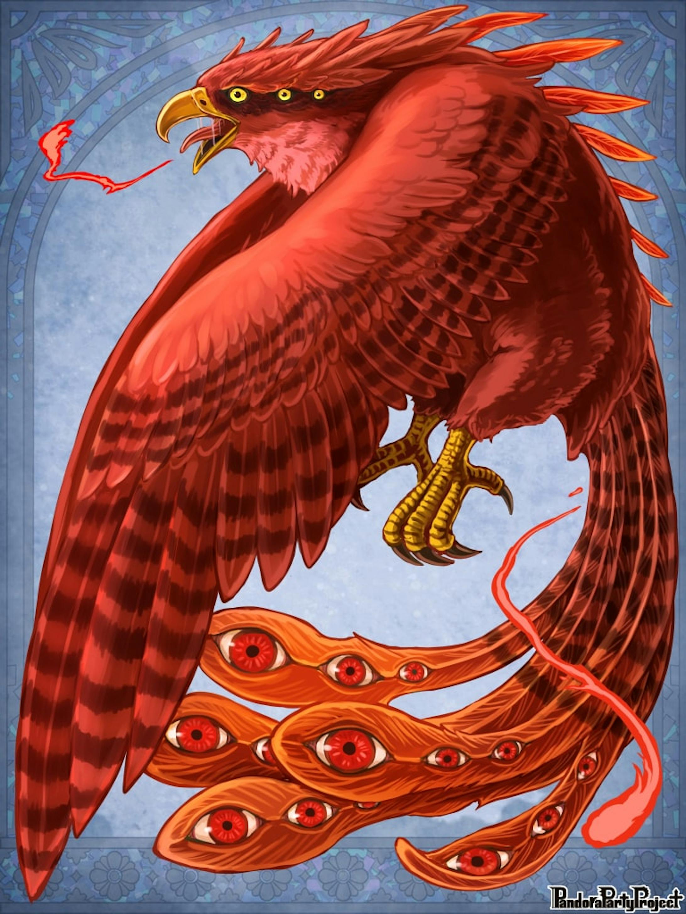PBWイラスト（鳥型クリーチャー）-1