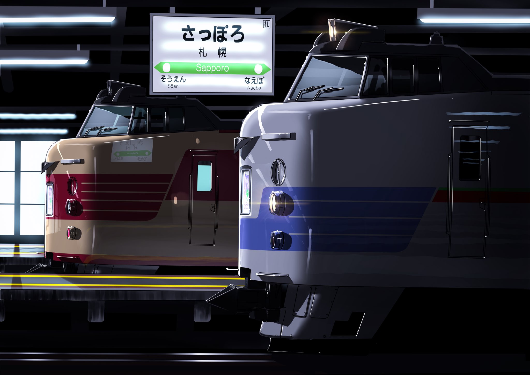 781系ライラック保存会様　クラウドファンディング用各種イラスト-1