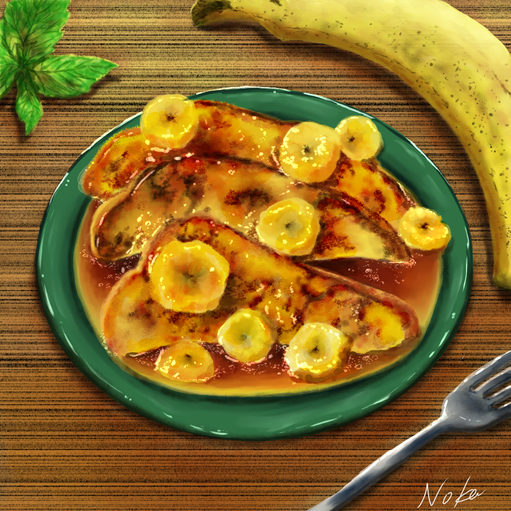 バナナトースト-1