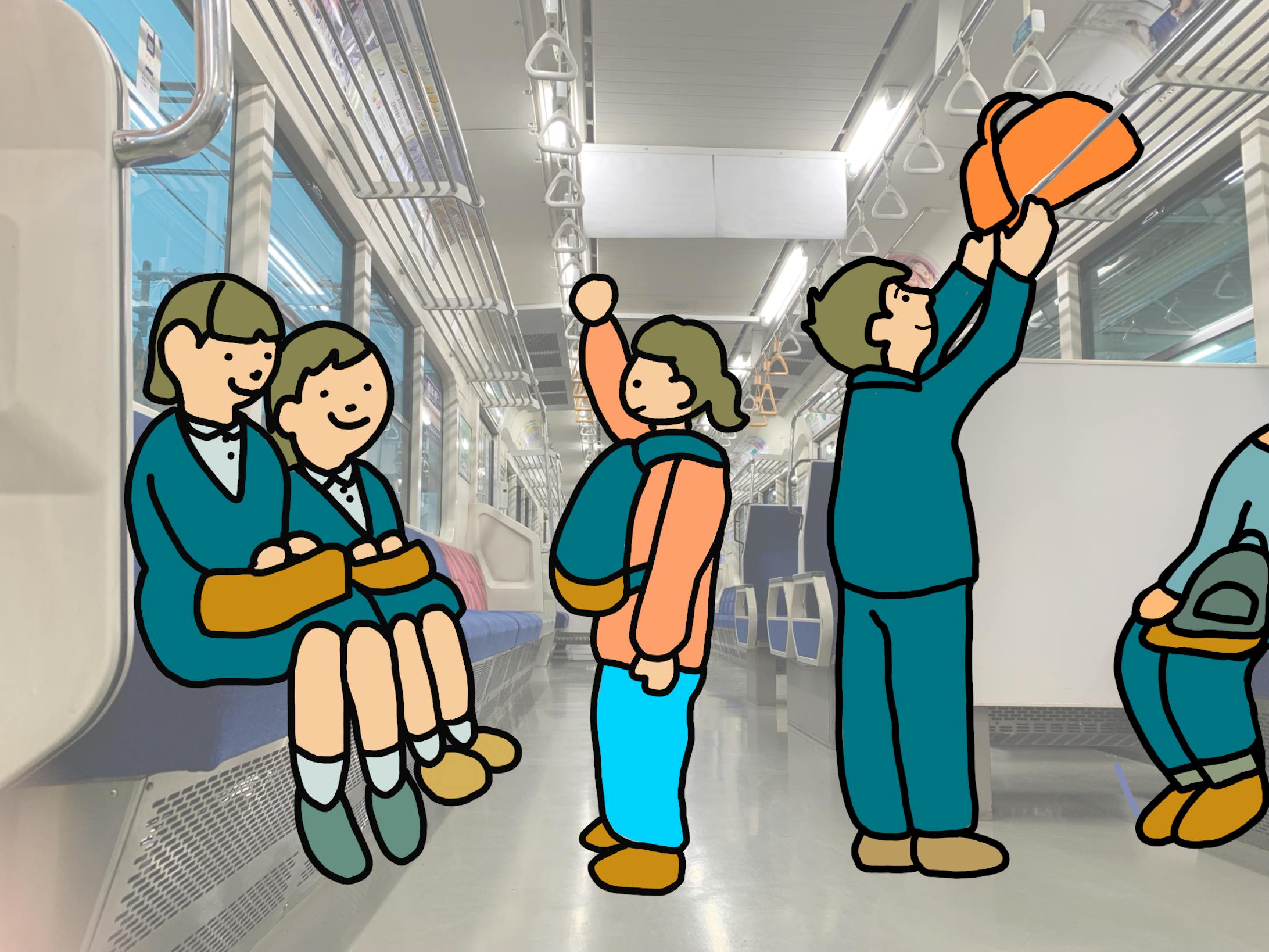 背景に実際の車両の画像を使用