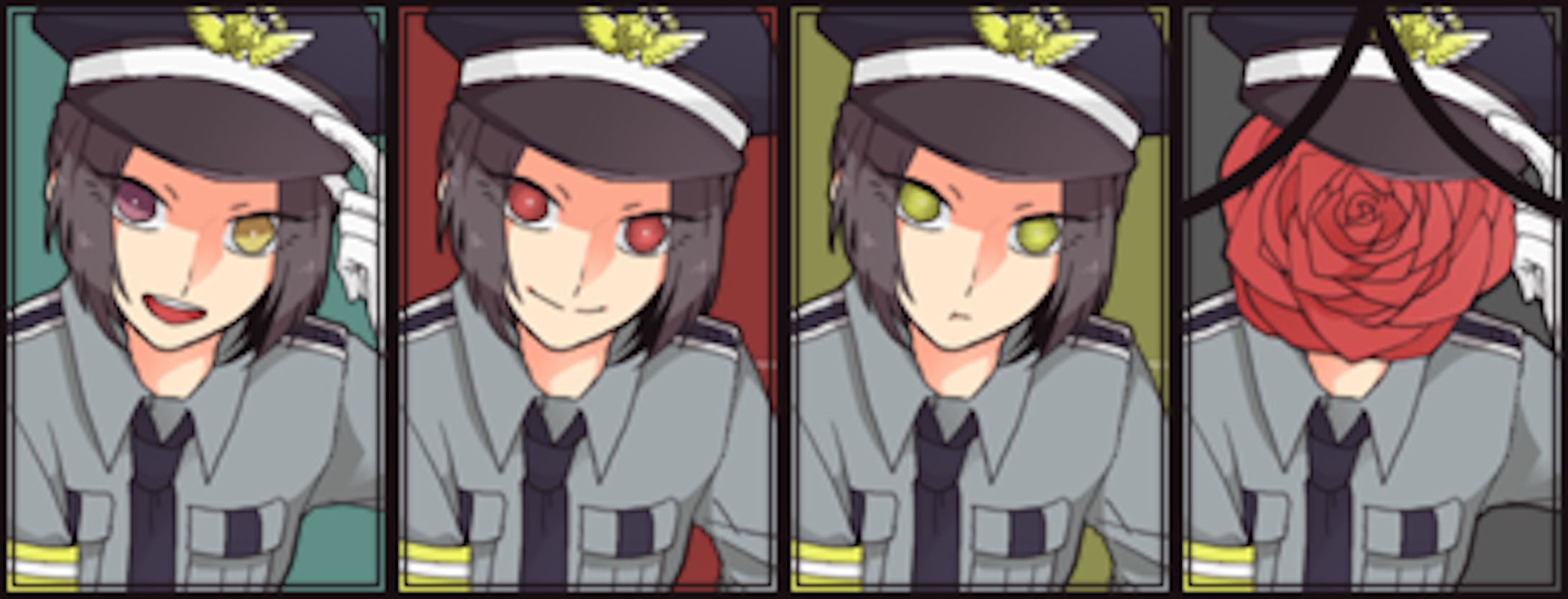 38/見廻 ハルカゼ…TRPGより 春夏。鉄道会社勤務の女性で、秋冬の姉です。 38/見廻 ハルカゼ…TRPGより 春夏。鉄道会社勤務の女性で、秋冬の姉です。