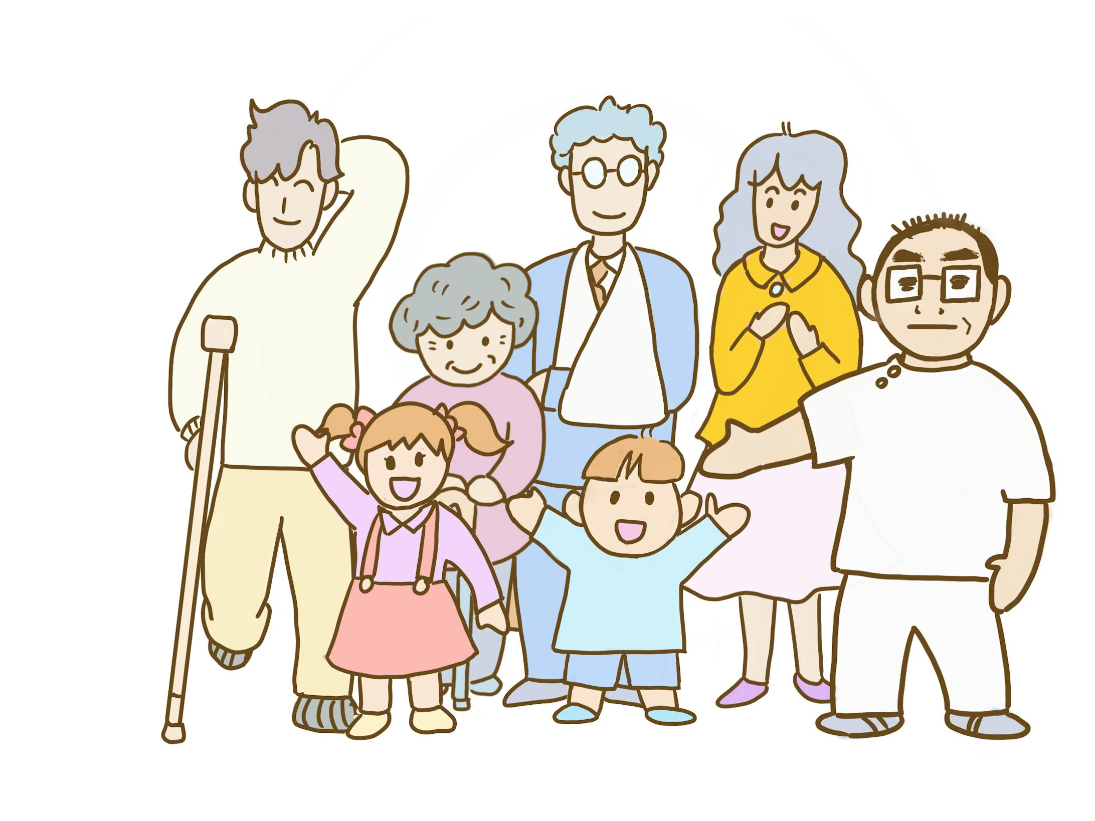 整骨院のtシャツイラストと看板イラスト 整骨院のtシャツイラストと看板イラスト