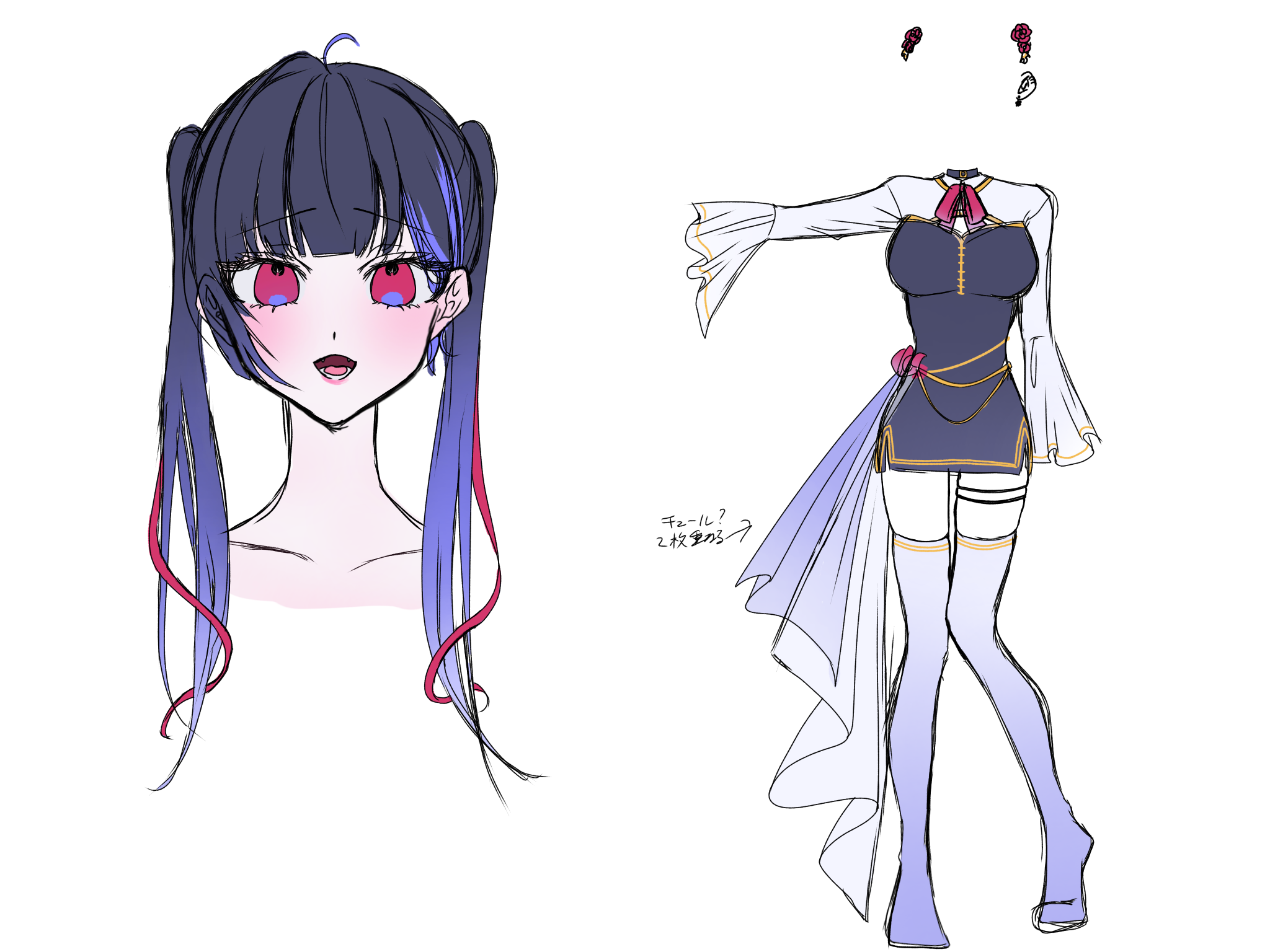 キャラデザ、衣装デザイン-1