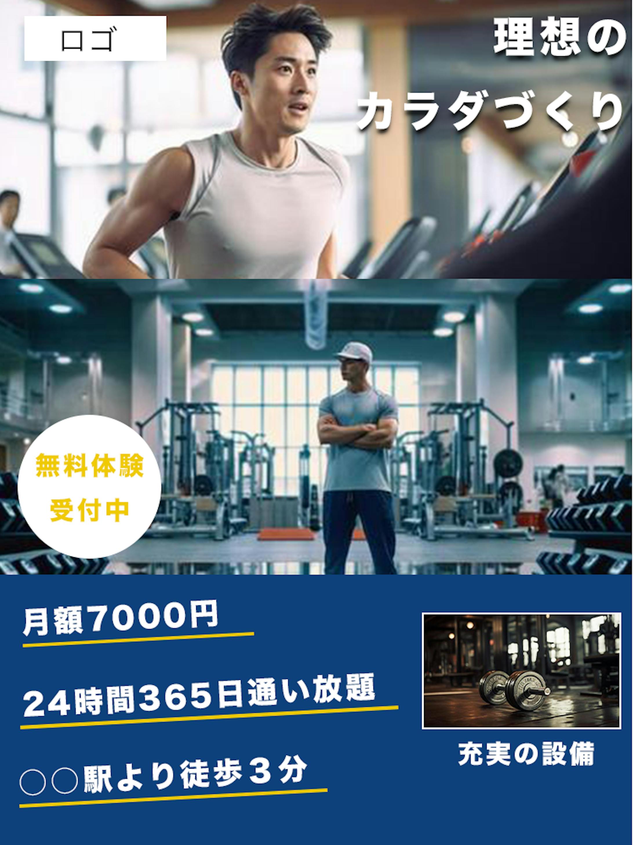 バナー作成 フィットネスジム-1