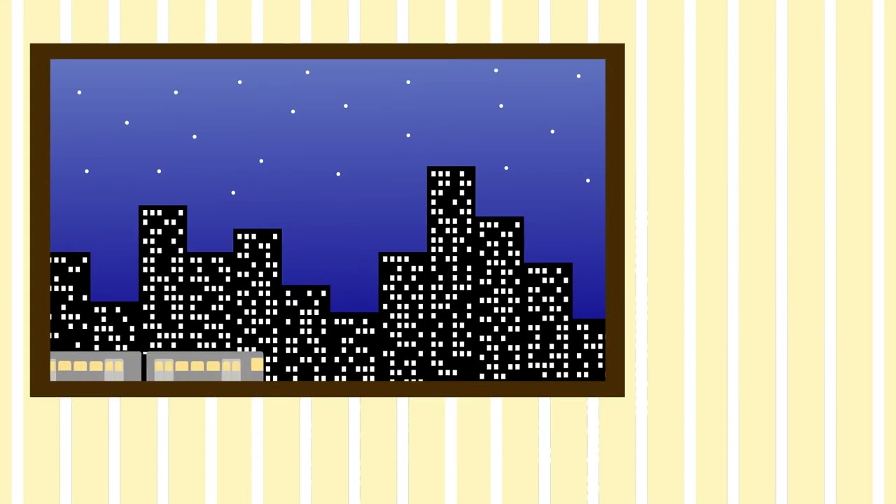 「窓から見える風景」【背景素材】