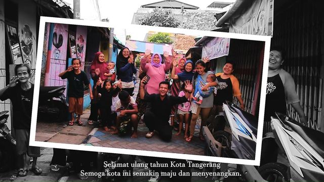 "Tangerang, Kota yang dikenal dengan julukan kota benteng. dan penuh dengan segudang cerita, memberi kenangan bagi siapapun yang mendatanginya, kini, 30 tahun sudah kota Tangerang berdiri diatas nusantara, Buah dari kolaborasi, menghasilkan pembangunan kota yang terus semakin maju, dan menjadikan kota ini salah satu penyangga ibu kota, selamat ulang tahun kota Tangerang. Semoga kota ini semakin maju dan menyenangkan.apa harapan kalian untuk kota tangerang ?@nathncbt @ptrakyy @muhammad_baninz @jeseeenn @forlovelamp #lombavideohutkotang30"