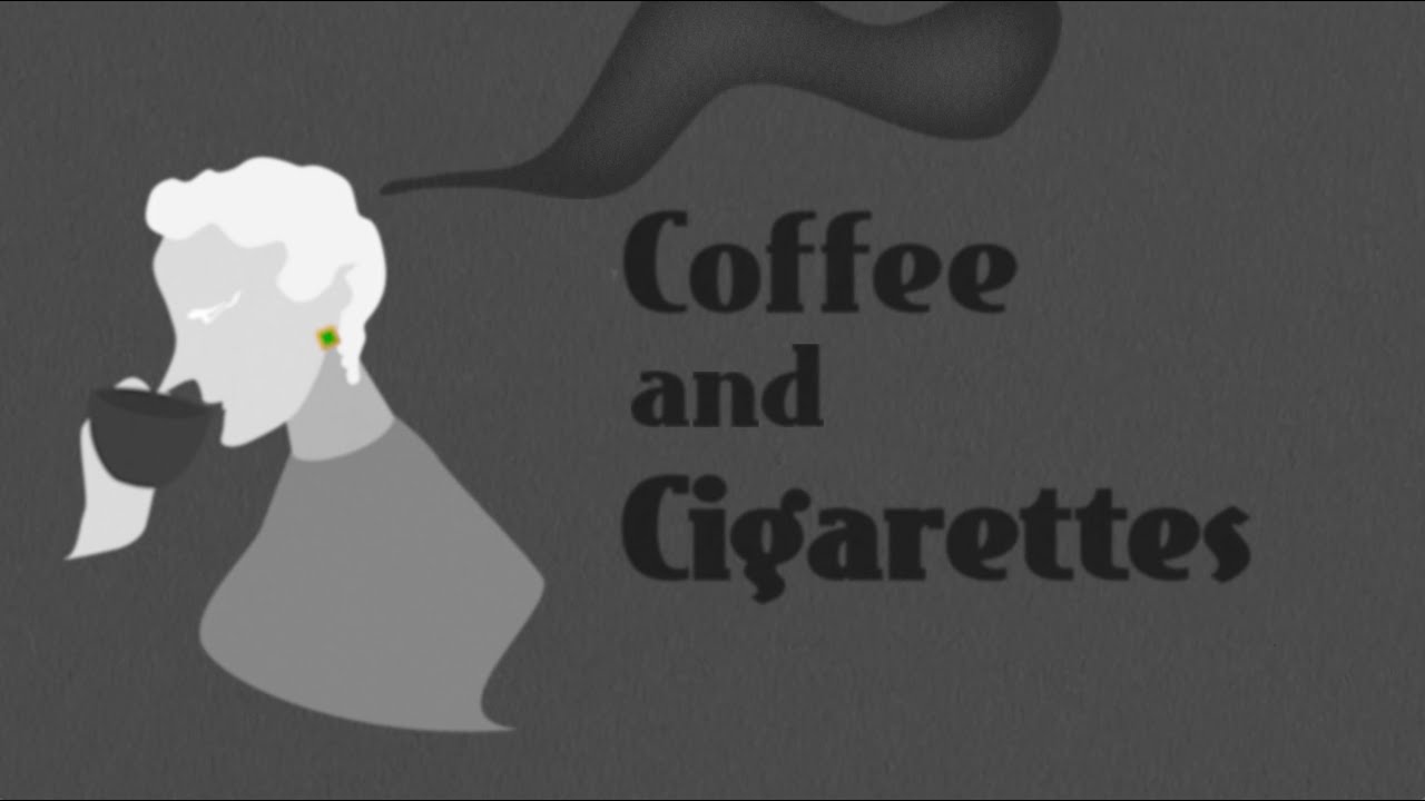 モーショングラフィックス「Coffee and Cigarettes 」AE アフターエフェクト Motion graphics アニメーション レトロ