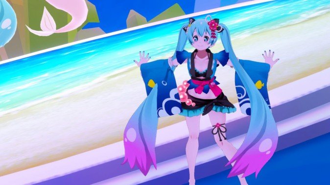 取材「MIKU LAND 2021 SUMMER VACATION」（Mogura VR）