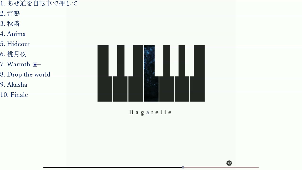 【2021/10/02 Release】 ＊-Teris. 1st Album &quot;Bagatelle&quot; Full Song