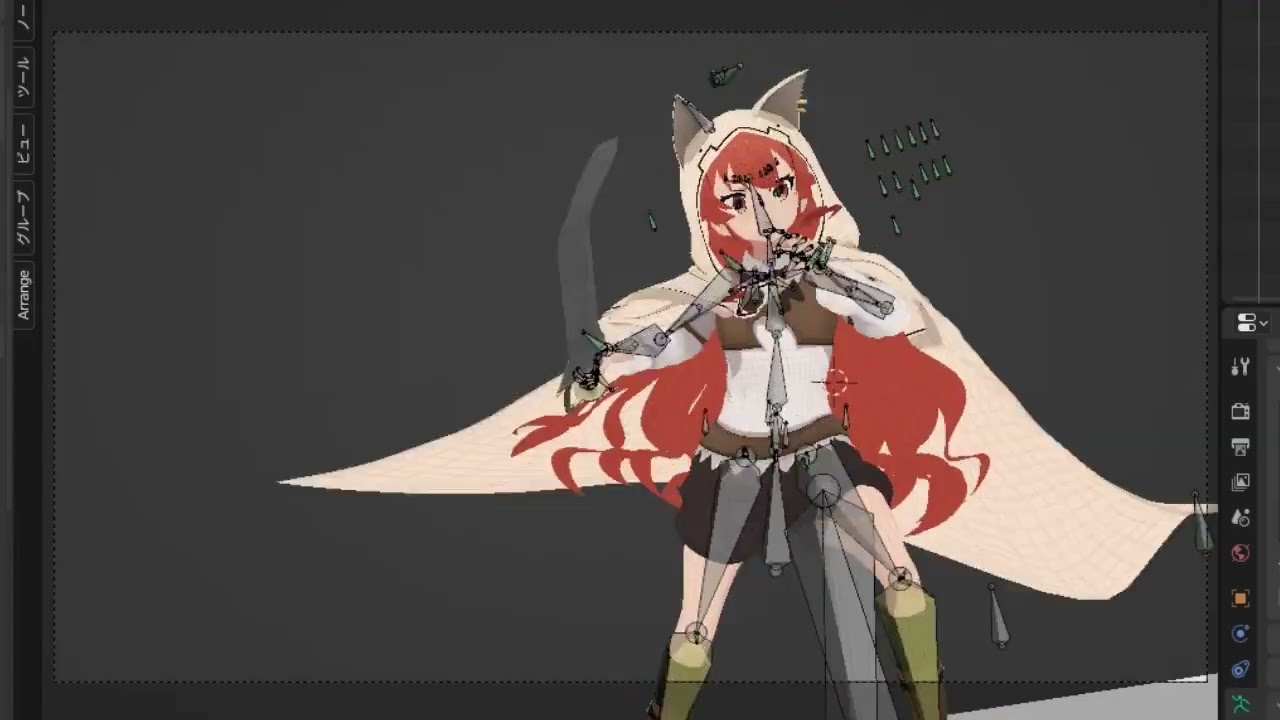 アニメーション + AEアニメ撮影 習作