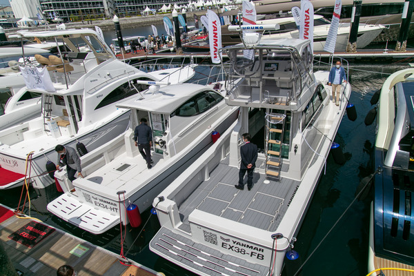 ヤンマー、フラッグシップ EX34-HT と EX38-FB を展示、インテリアアレンジのサンプルコーナーも…ジャパンボートショー2021 | レスポンス（Response.jp）