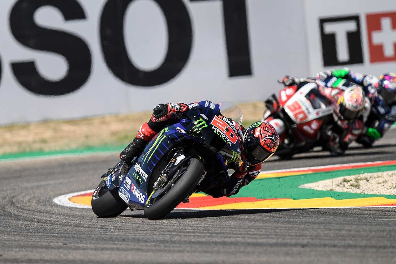 MotoGPコラム／第13戦アラゴンGP：クアルタラロ、リヤタイヤの問題で後退するもチャンピオンシップのために得た8位