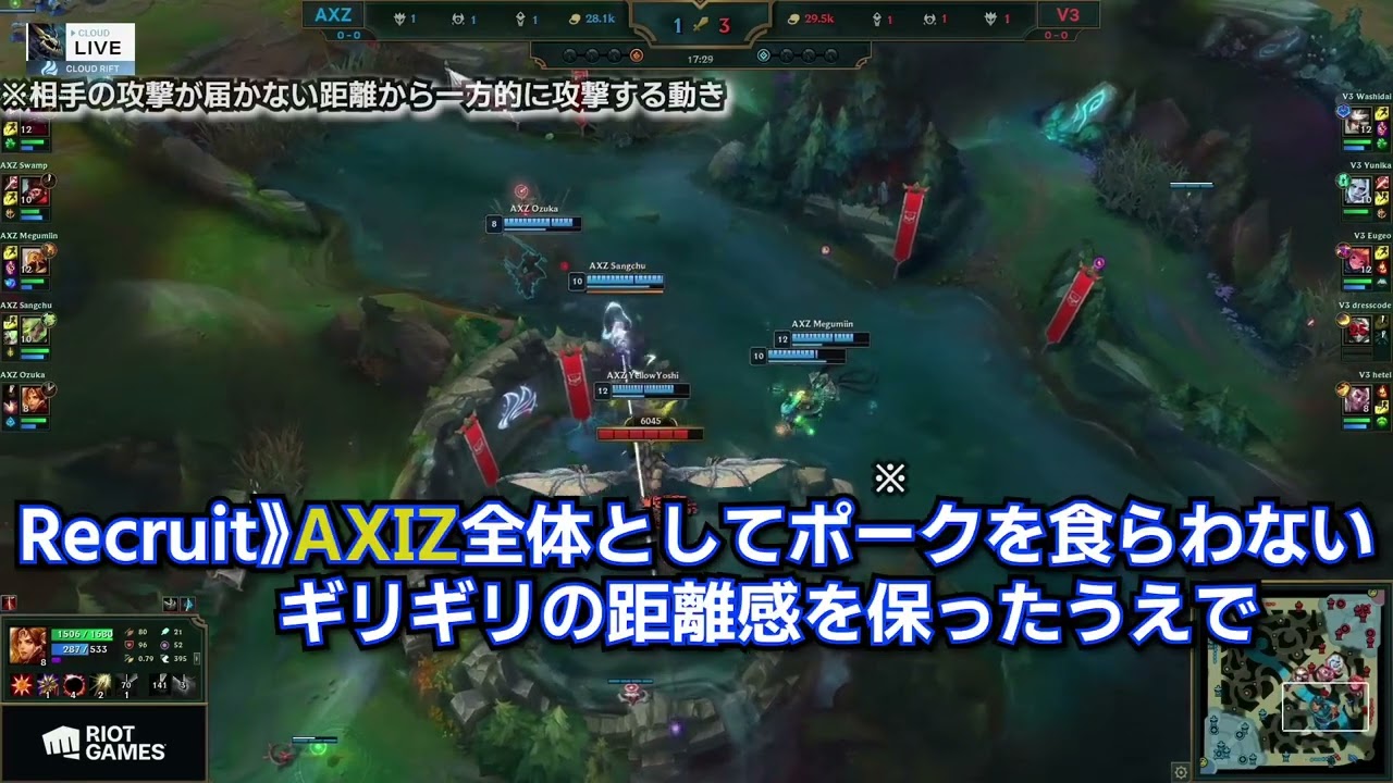 プロゲーミングチーム AXIZ公認の切り抜き動画