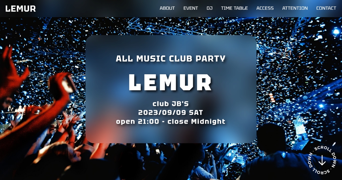 LEMUR(レムール) | 名古屋クラブミュージックイベント