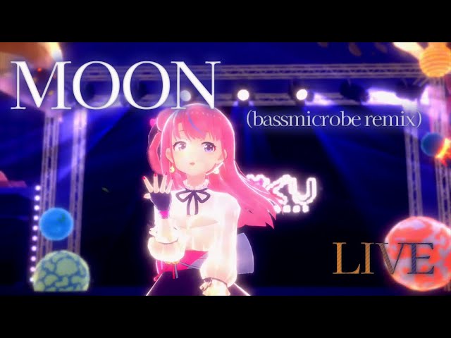 [mv] MOON (bassmicrobe remix)【LIVE ver.】/ 式部めぐり #プラステ