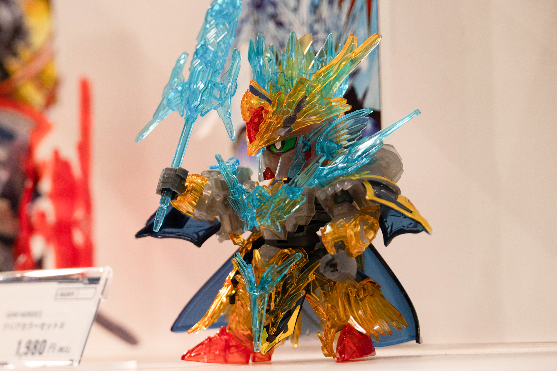 【ガンダムベース撮り下ろし】アーサーとシーザーが2体セットになった「SDW HEROES クリアカラーセットII」が展示中 